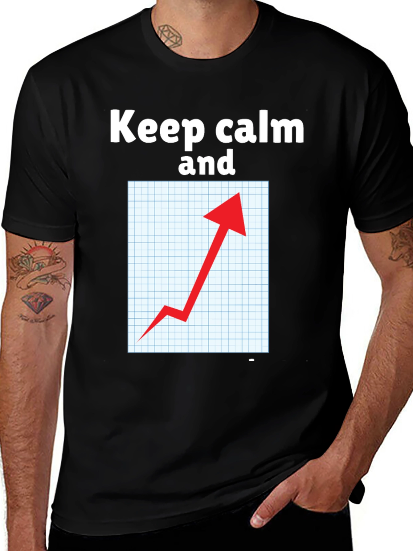 Keep Calm Graph Up T-Shirt