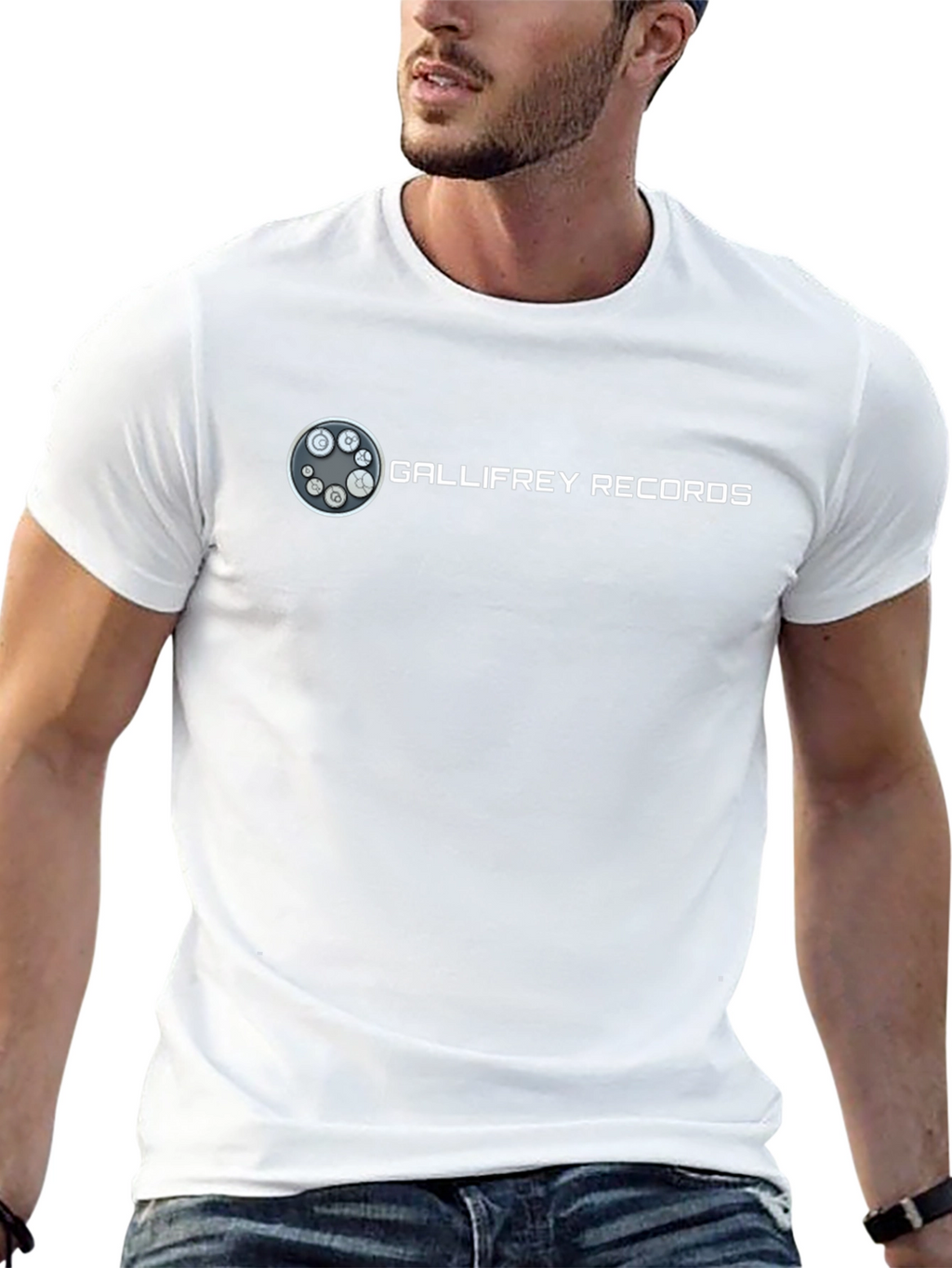 Gallifrey Records Graphic T-Shirt - Black