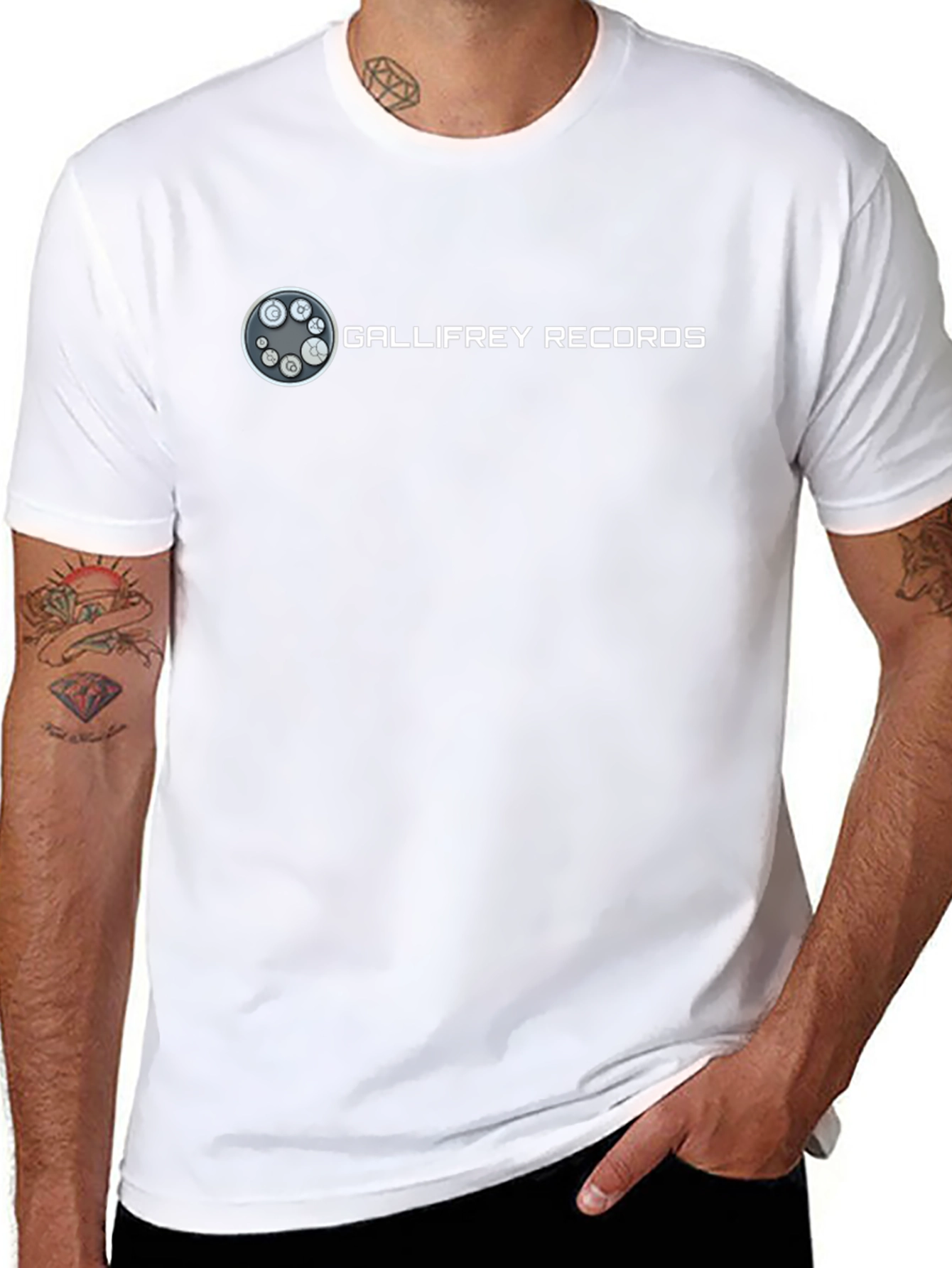 Gallifrey Records Graphic T-Shirt - Black