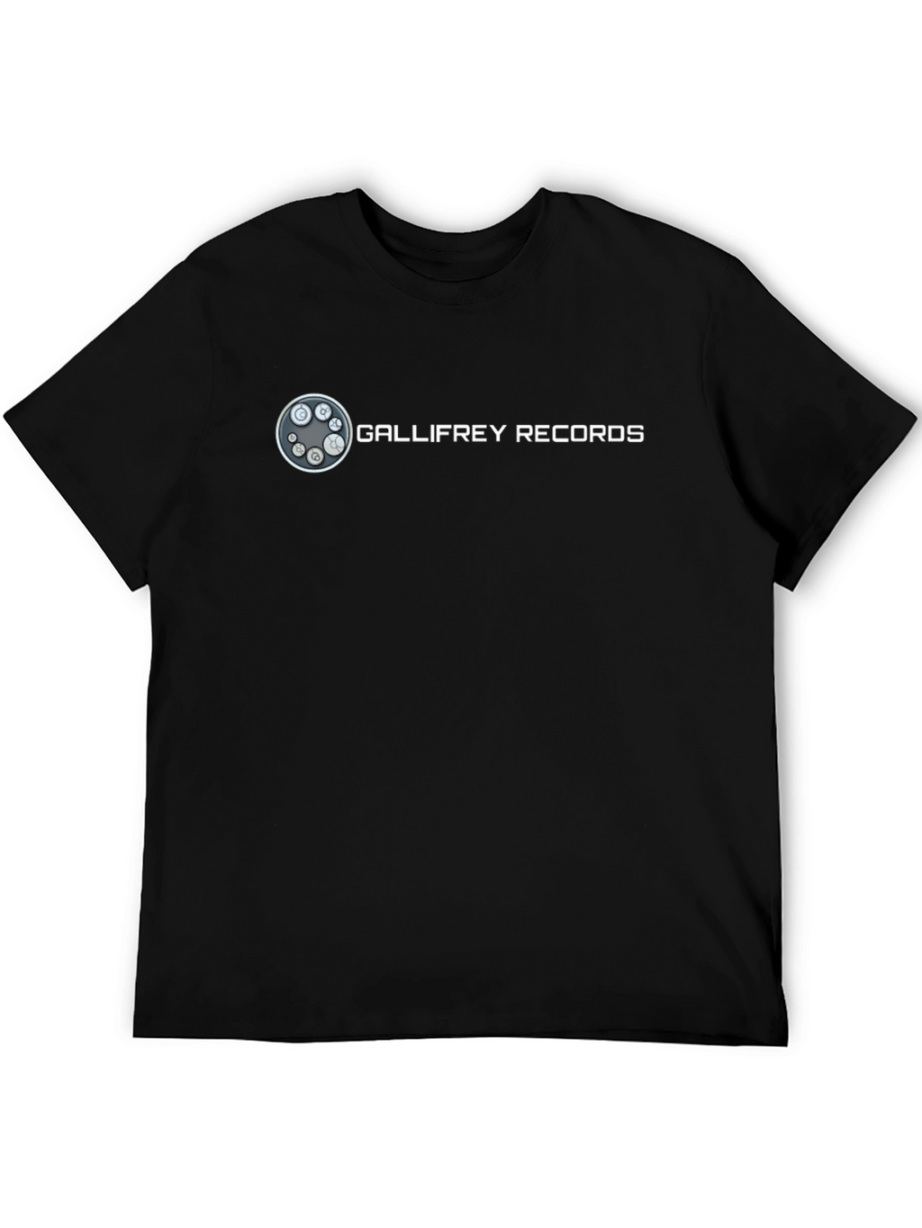 Gallifrey Records Graphic T-Shirt - Black