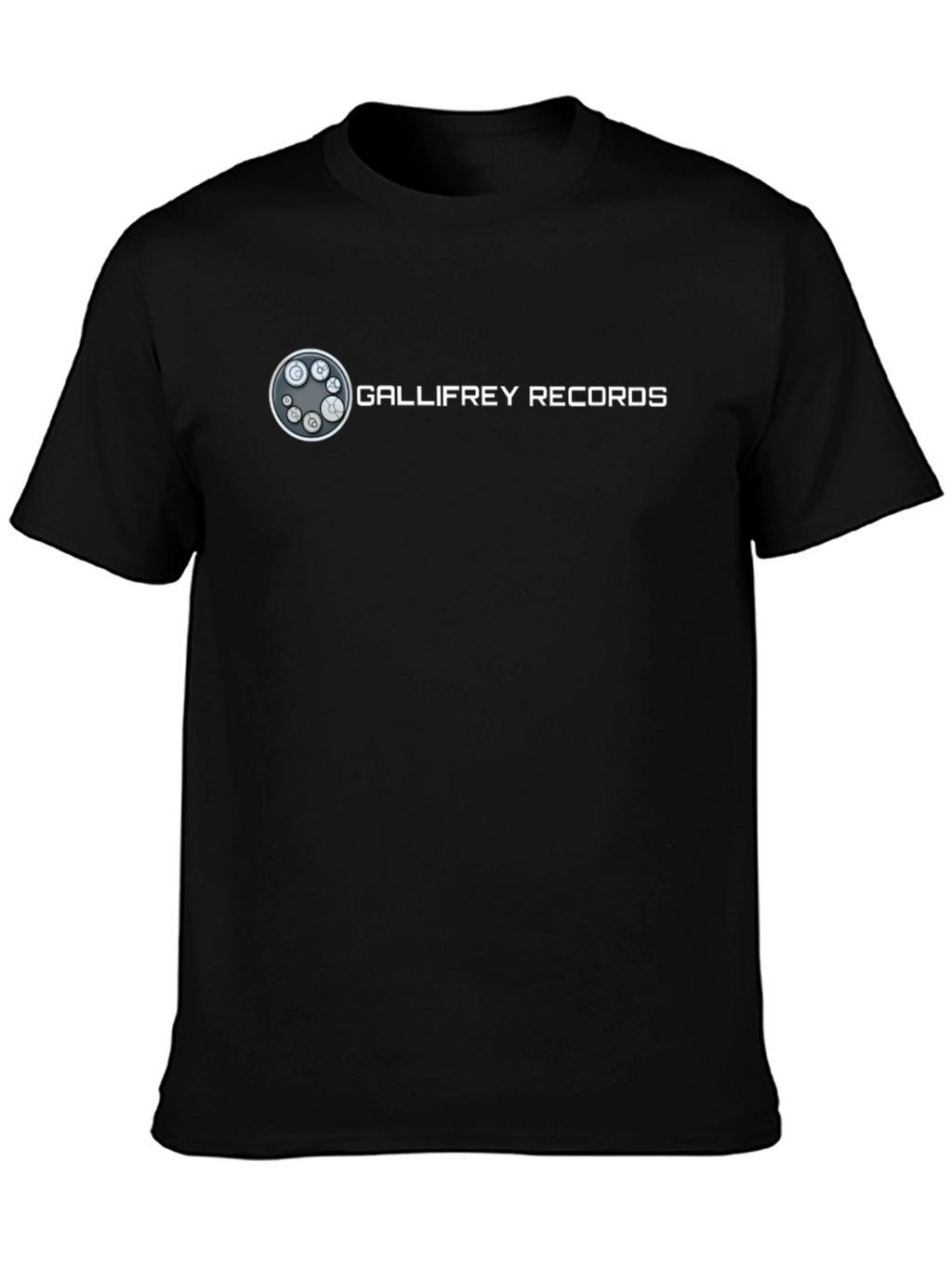 Gallifrey Records Graphic T-Shirt - Black