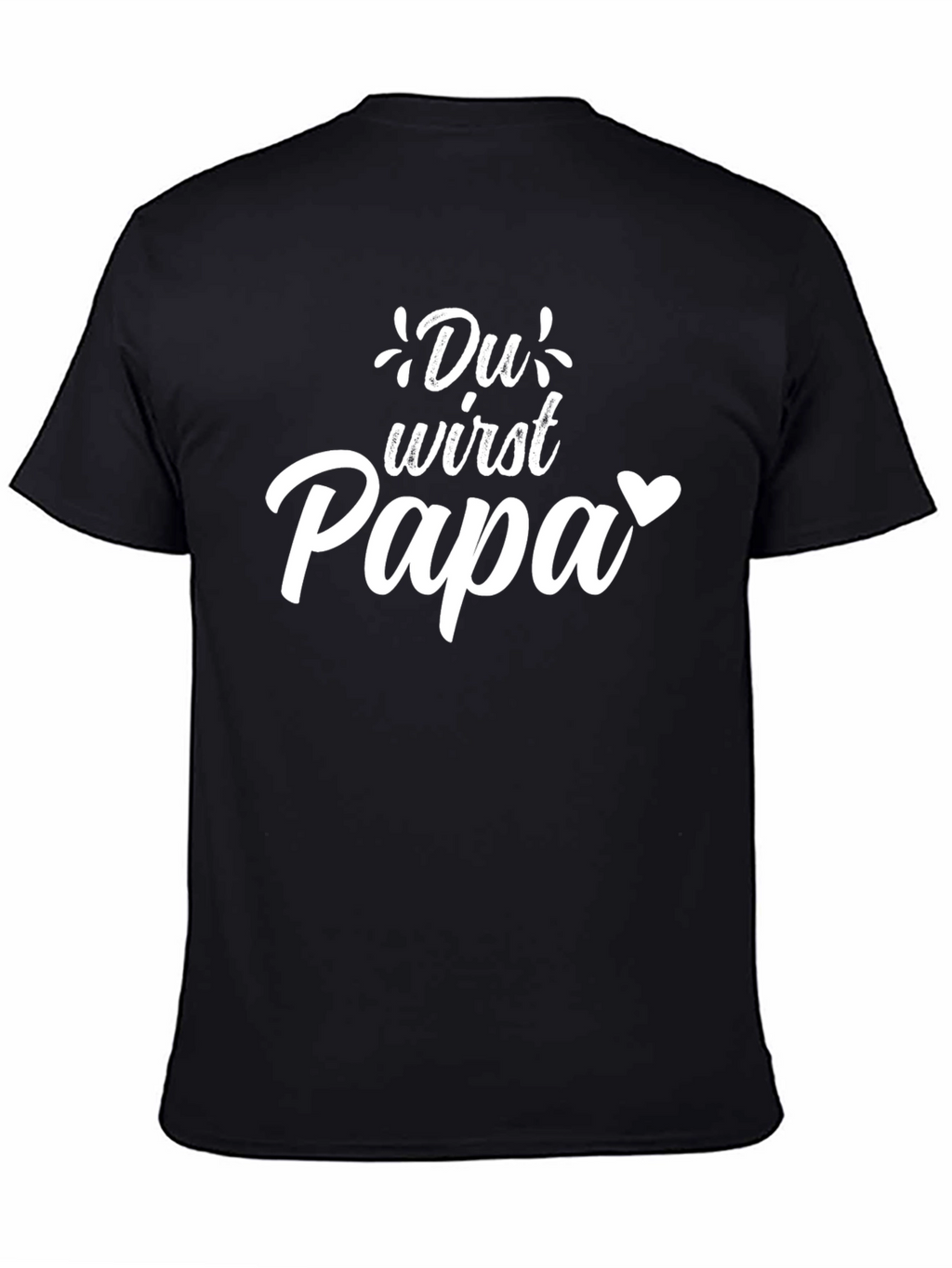 Du Wirst Papa T-Shirt - New Dad Announcement Tee