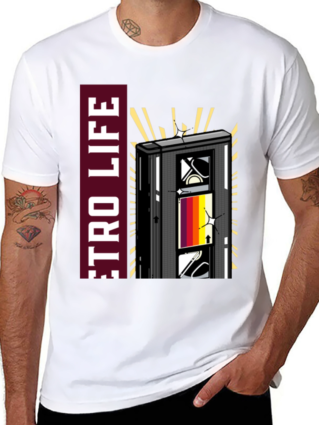 Retro Life Cassette T-Shirt