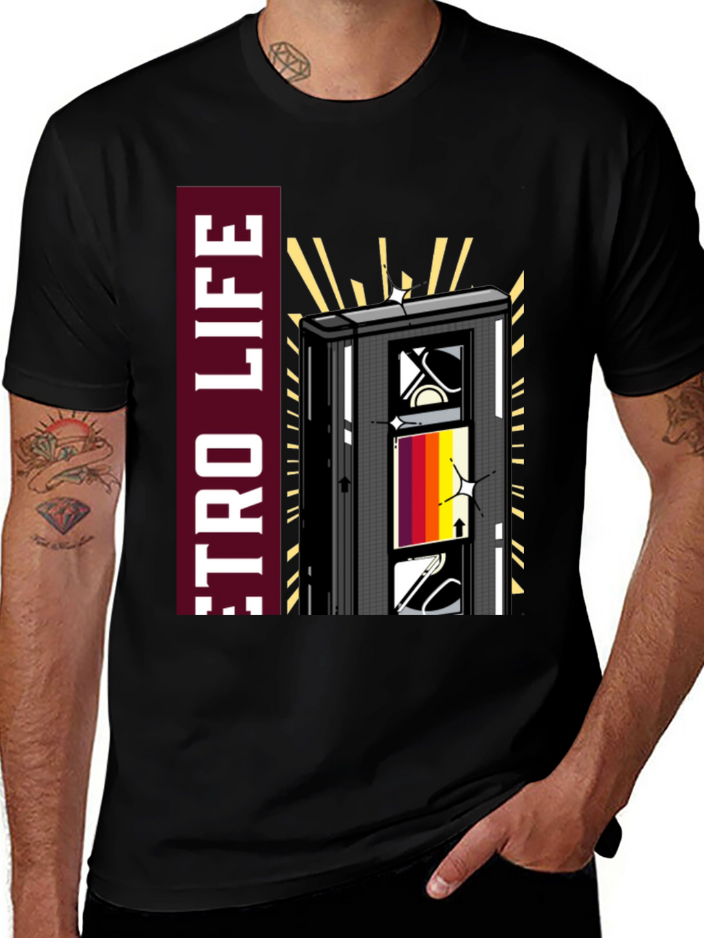 Retro Life Cassette T-Shirt