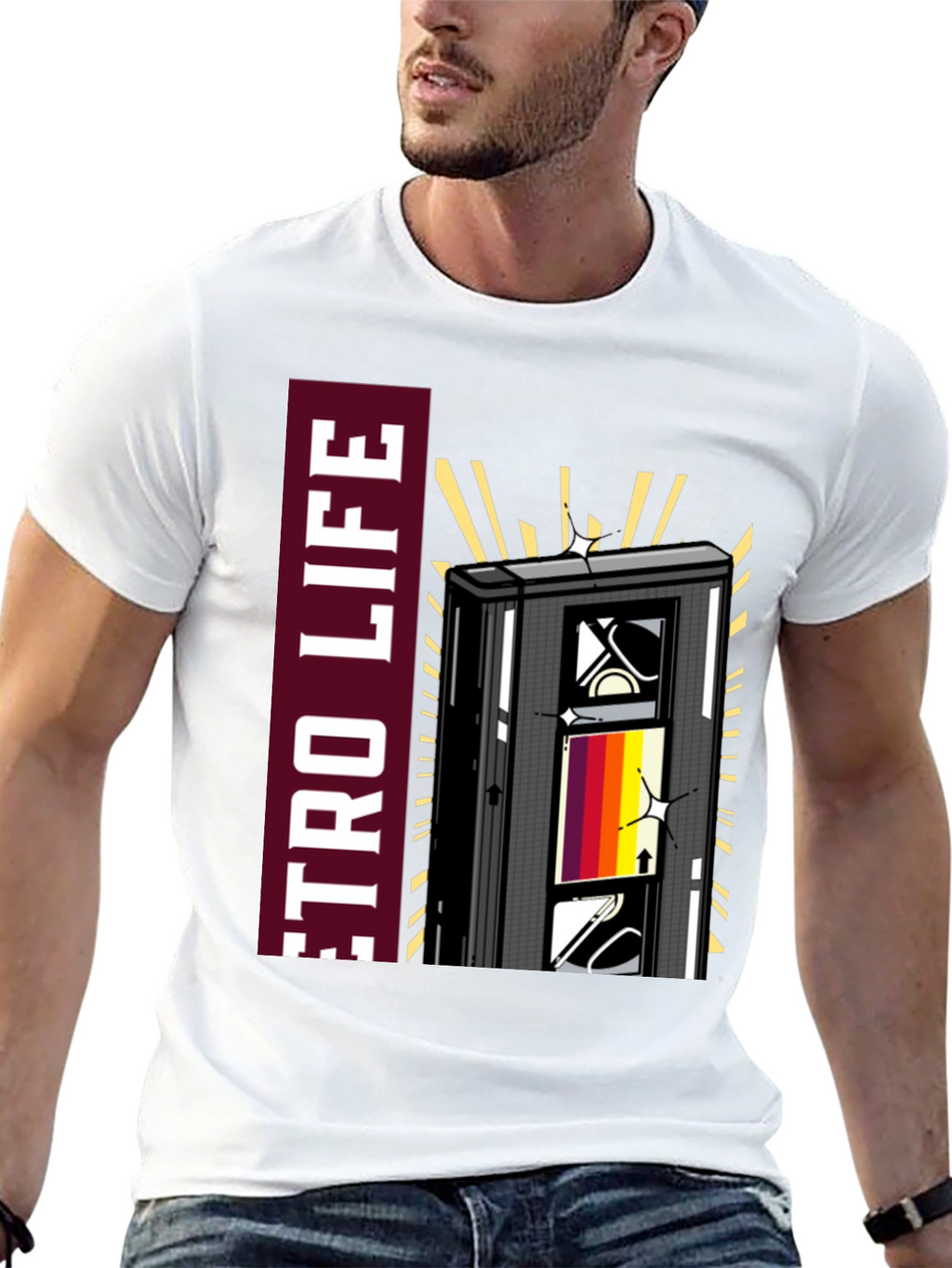 Retro Life Cassette T-Shirt