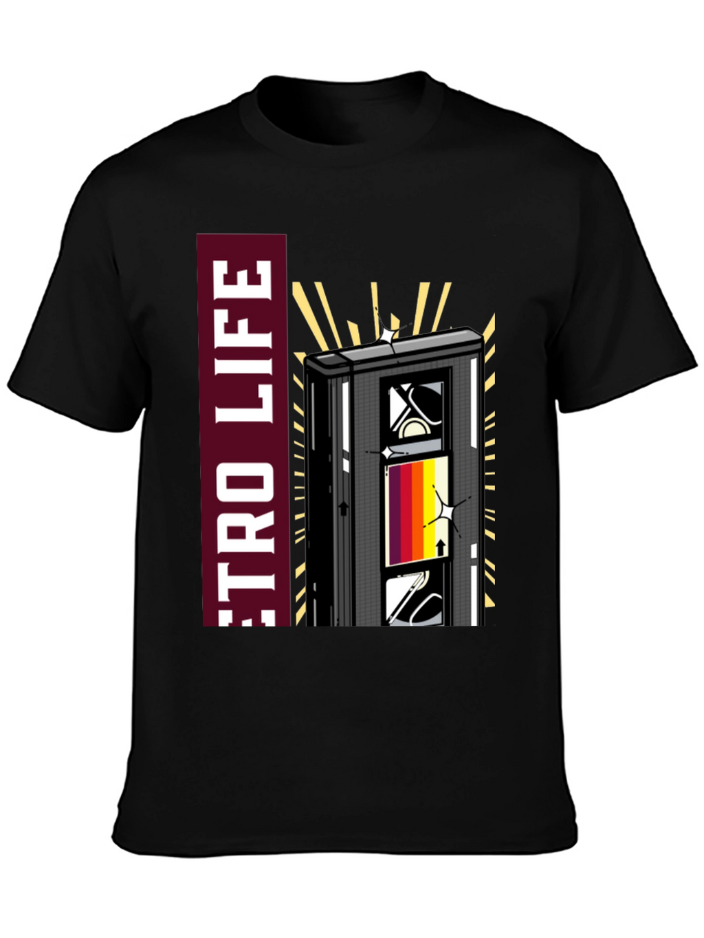 Retro Life Cassette T-Shirt