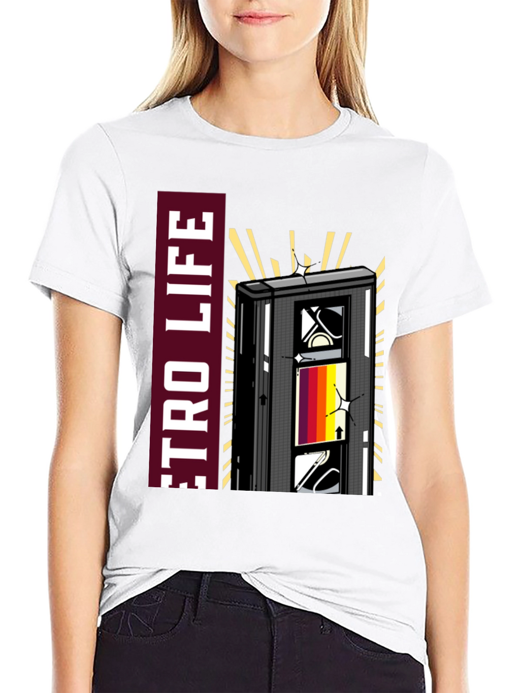 Retro Life Cassette T-Shirt