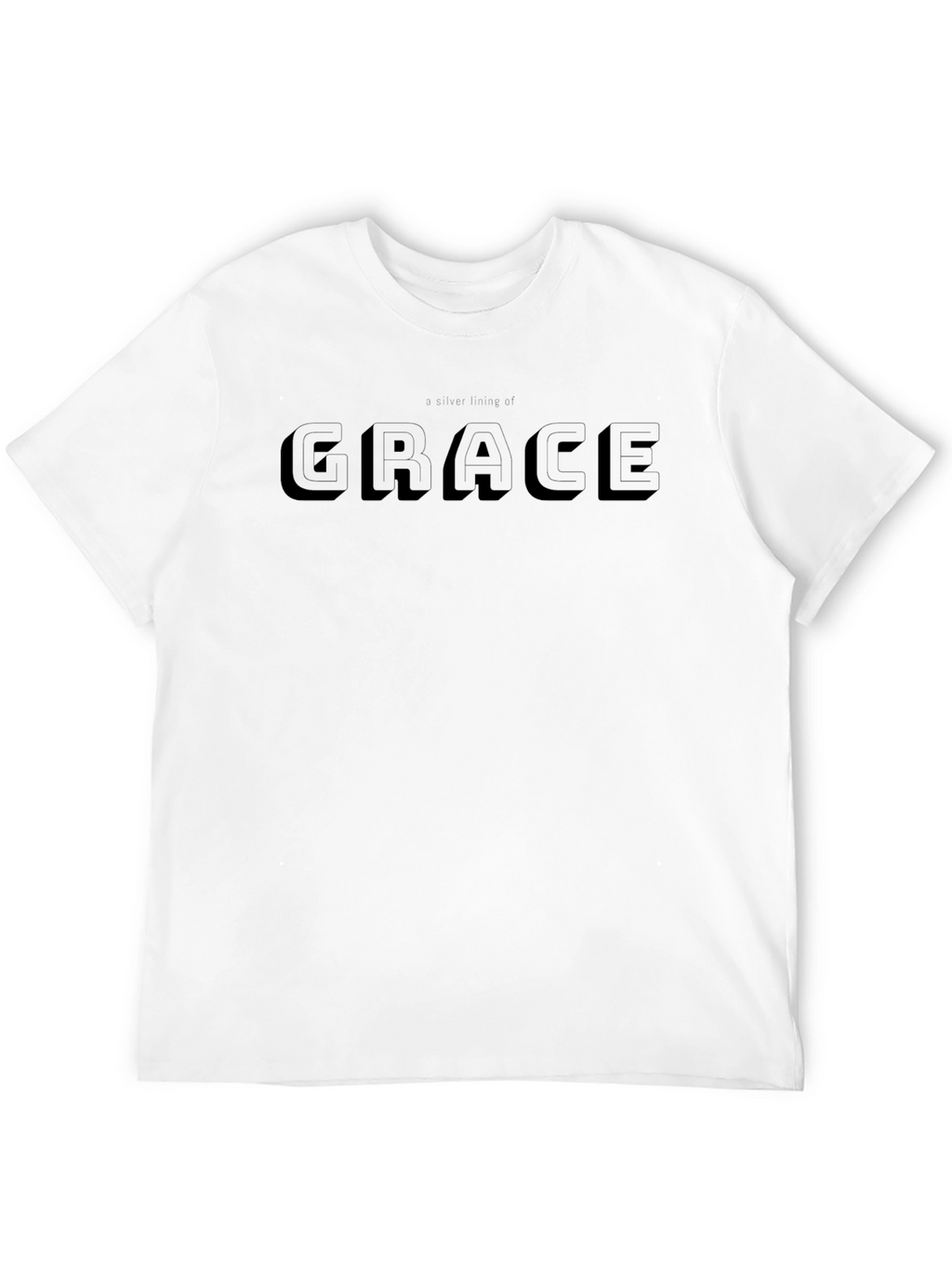 Grace Embossed T-Shirt - Premium Casual Wear