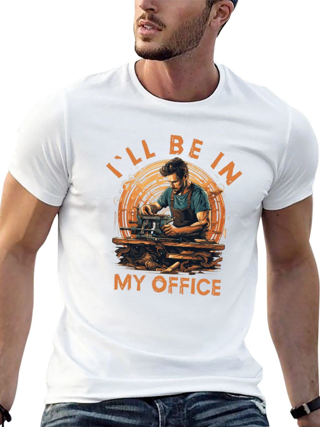 Ill Be In My Office Woodworker T-Shirt