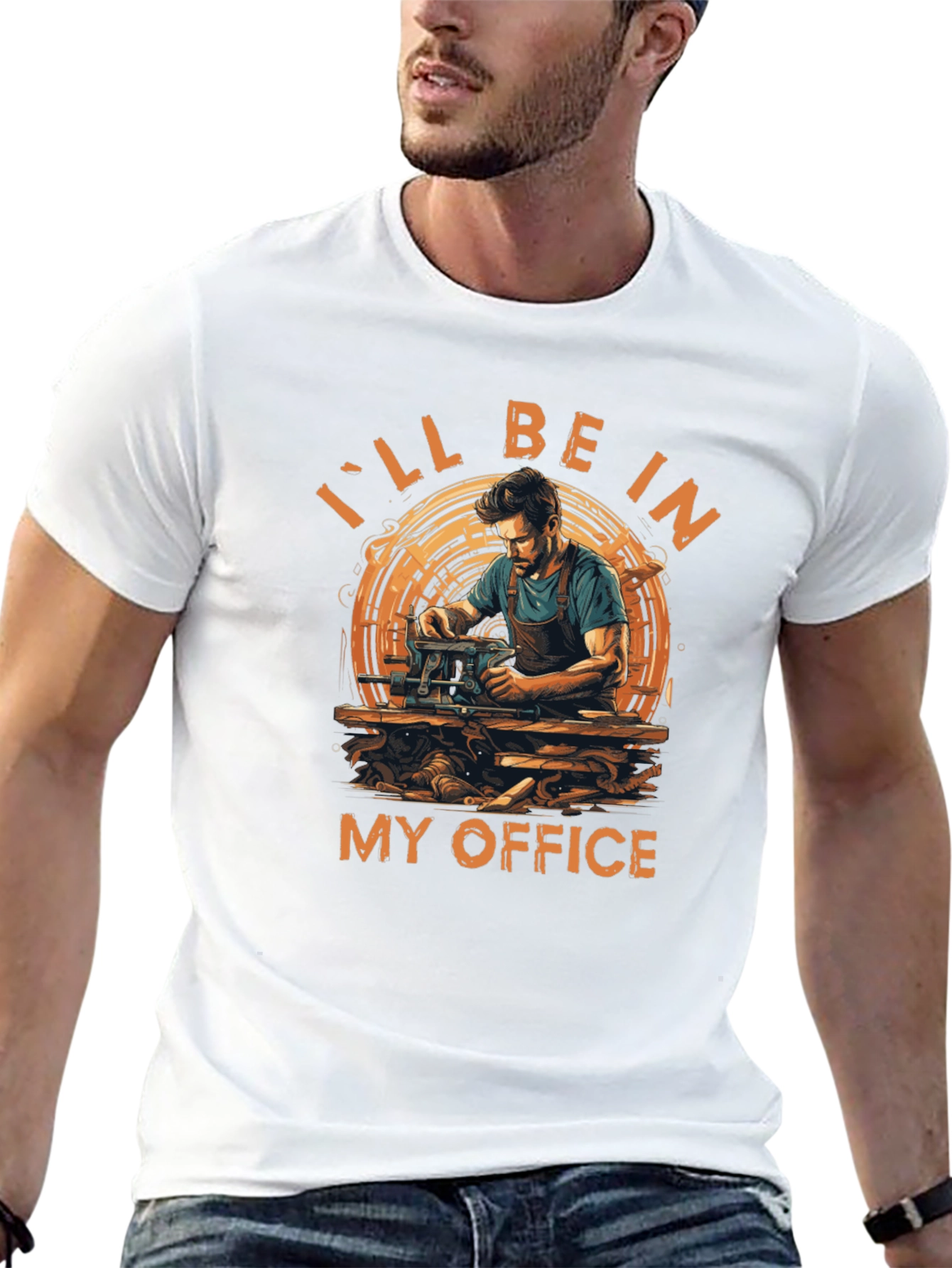 Ill Be In My Office Woodworker T-Shirt