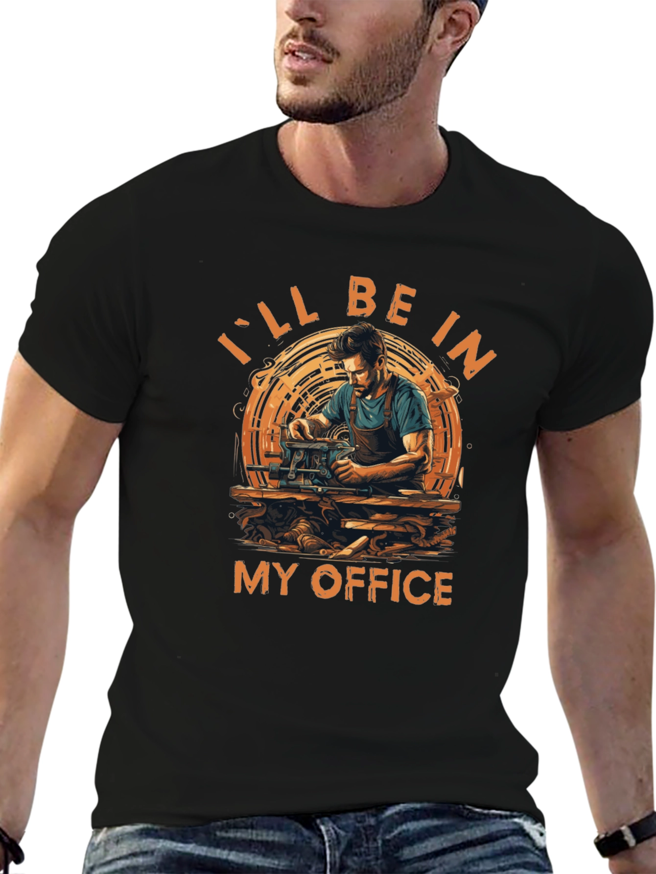 Ill Be In My Office Woodworker T-Shirt