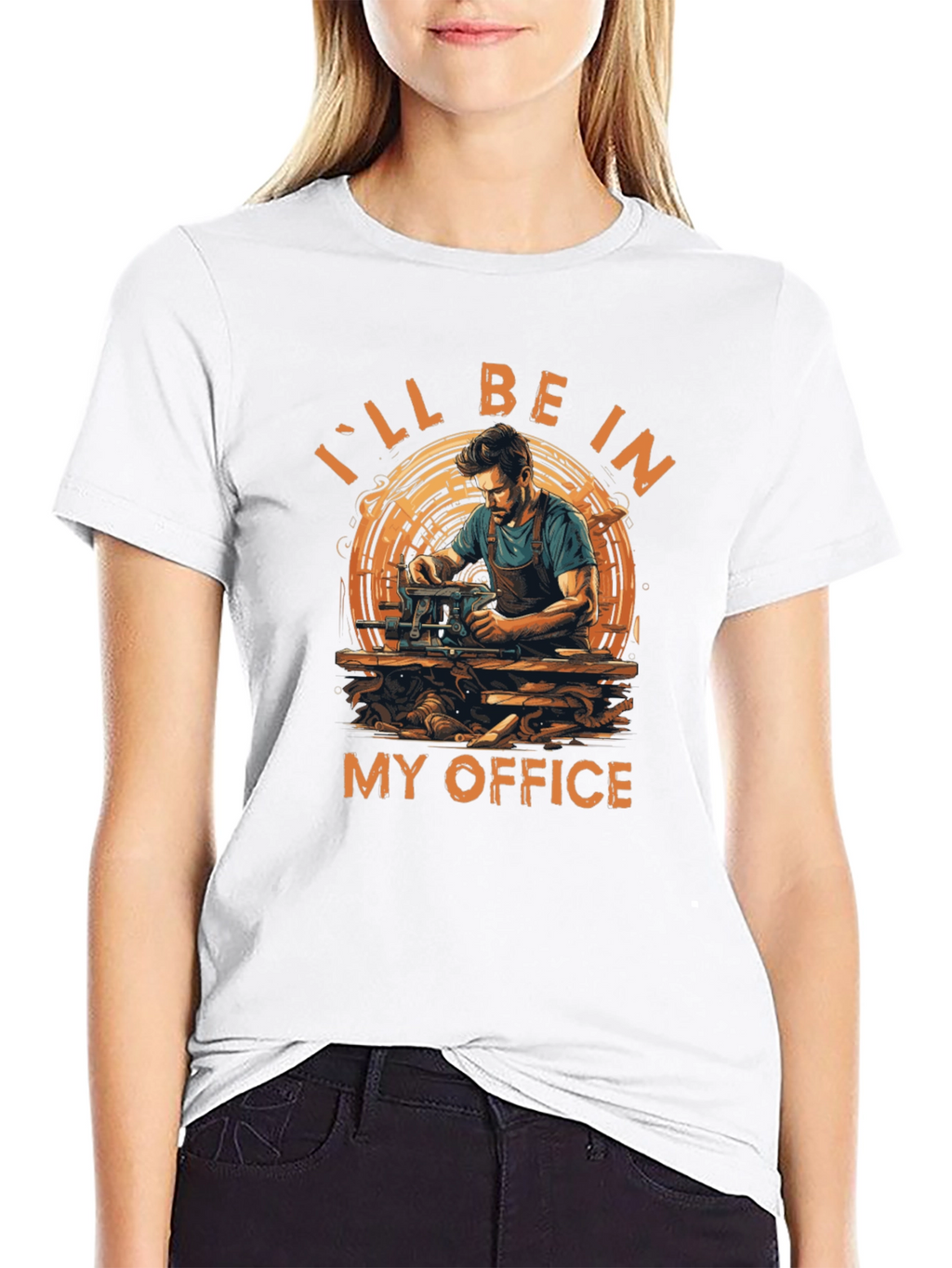 Ill Be In My Office Woodworker T-Shirt