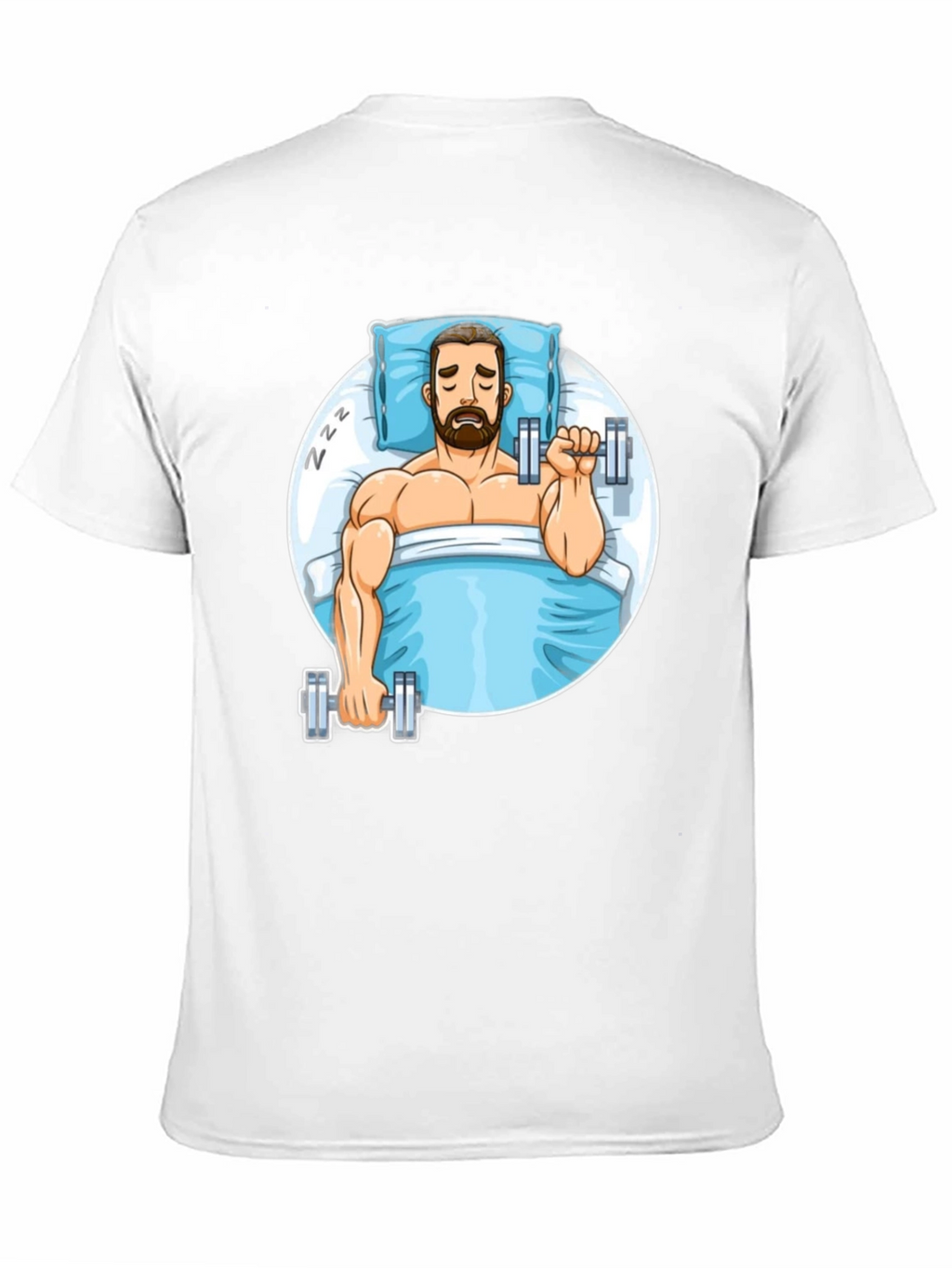 Funny Sleeper Workout Graphic T-Shirt