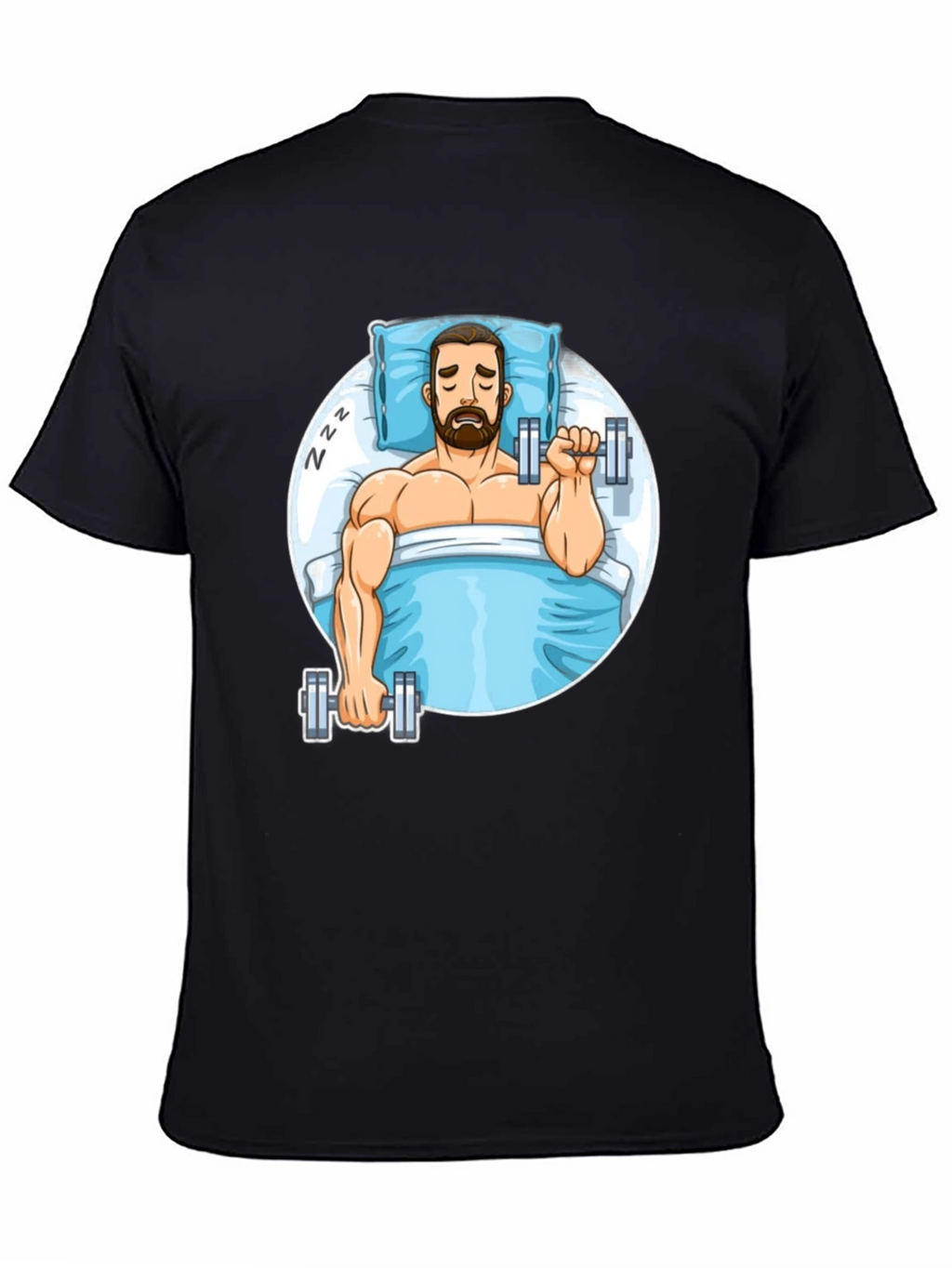 Funny Sleeper Workout Graphic T-Shirt