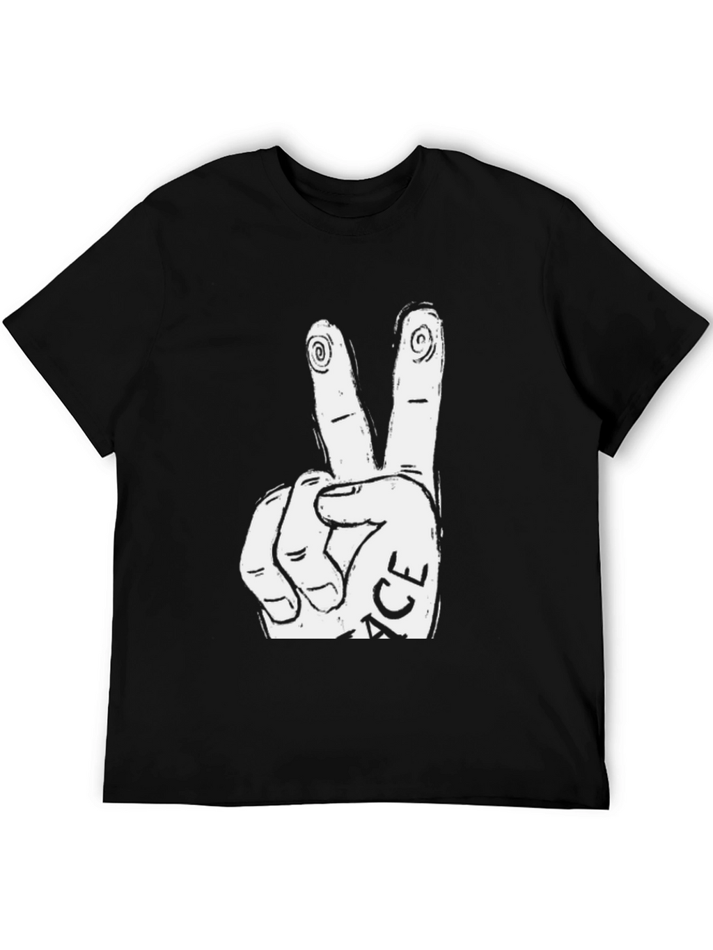 Peace Sign Graphic Tee - Relaxed Fit