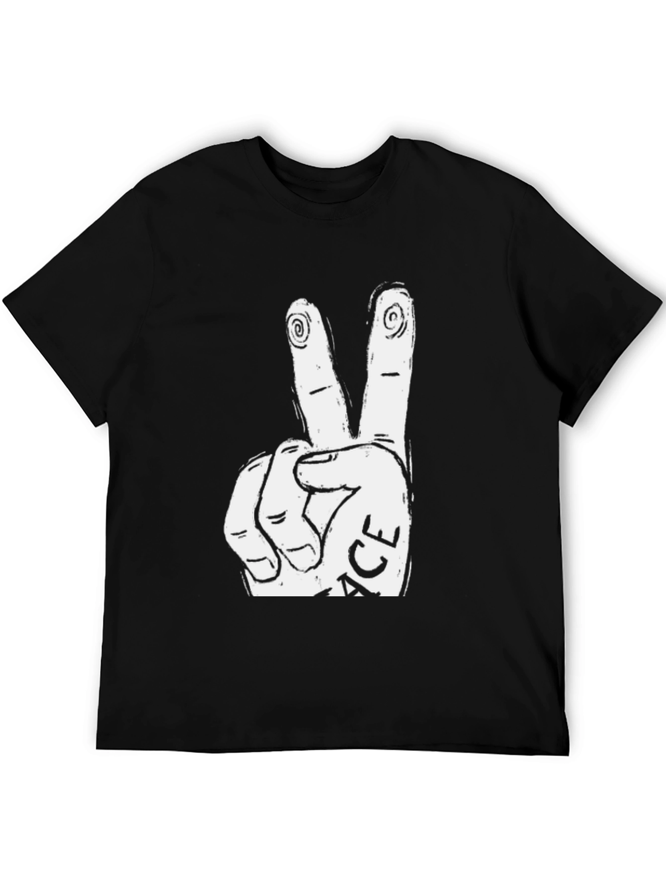 Peace Sign Graphic Tee - Relaxed Fit