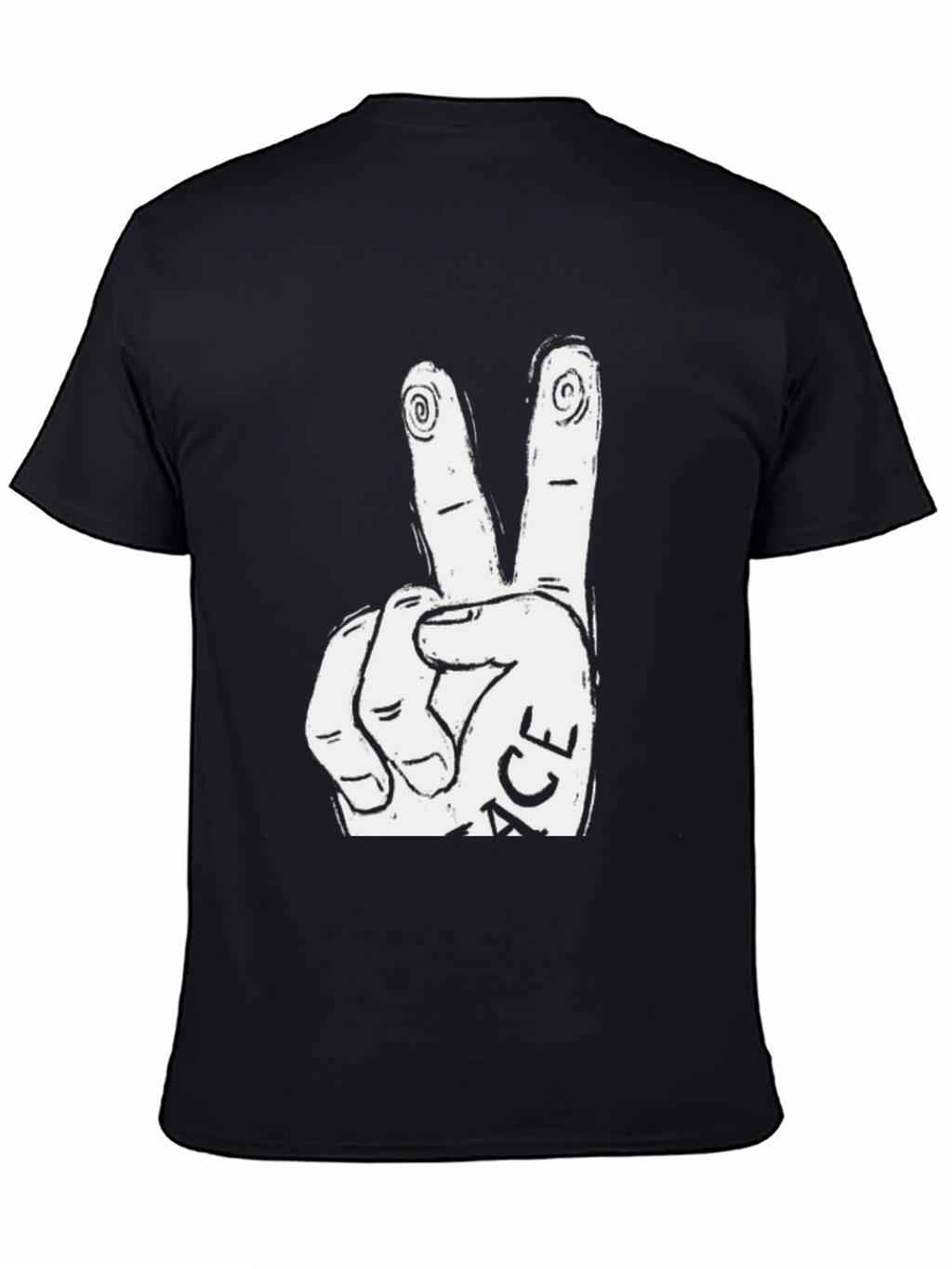 Peace Sign Graphic Tee - Relaxed Fit