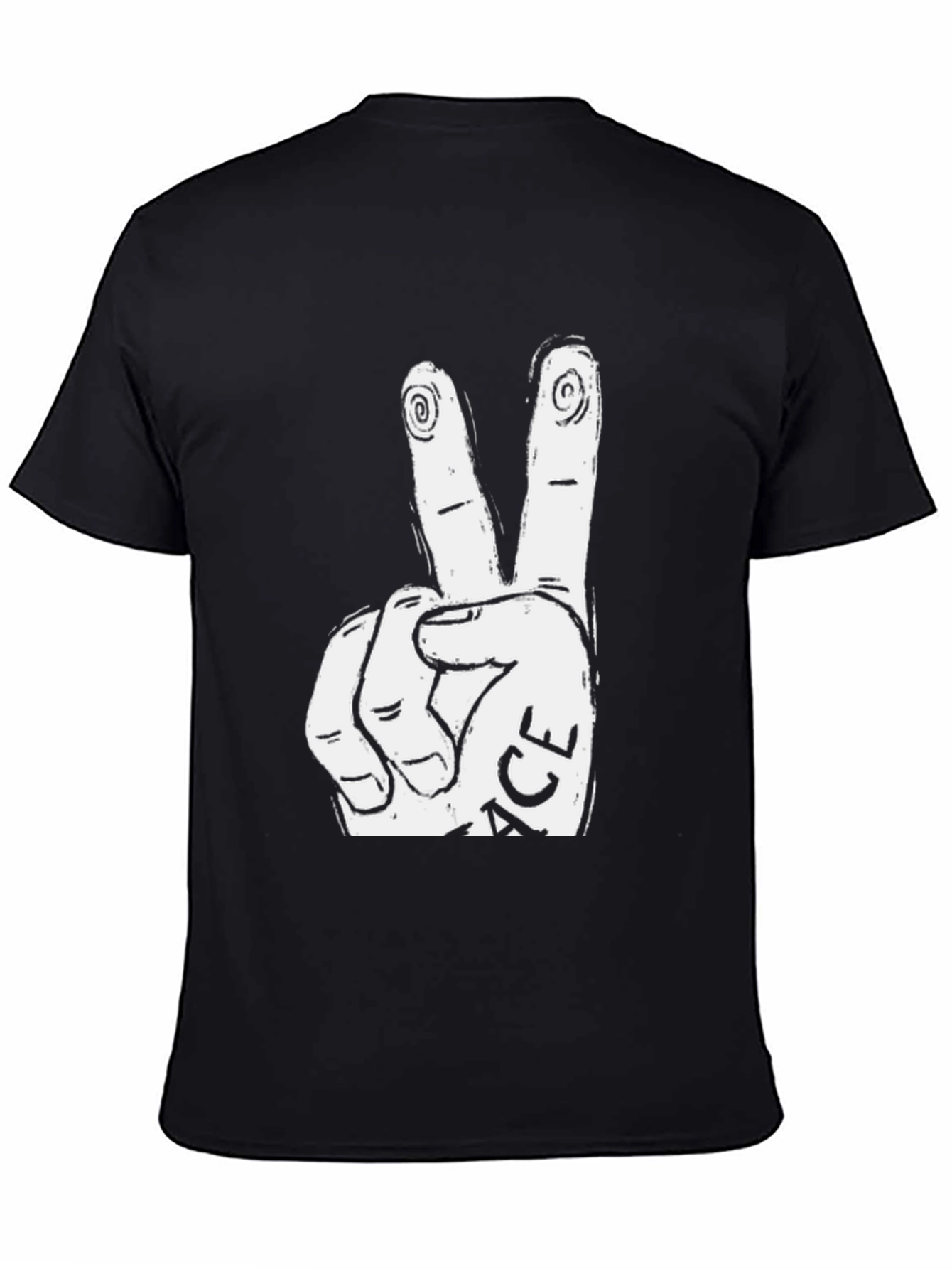 Peace Sign Graphic Tee - Relaxed Fit