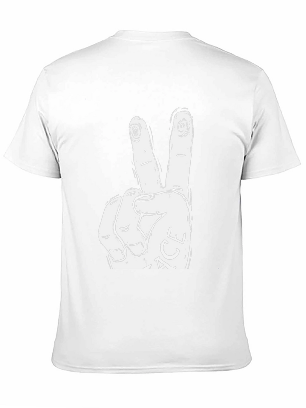 Peace Sign Graphic Tee - Relaxed Fit