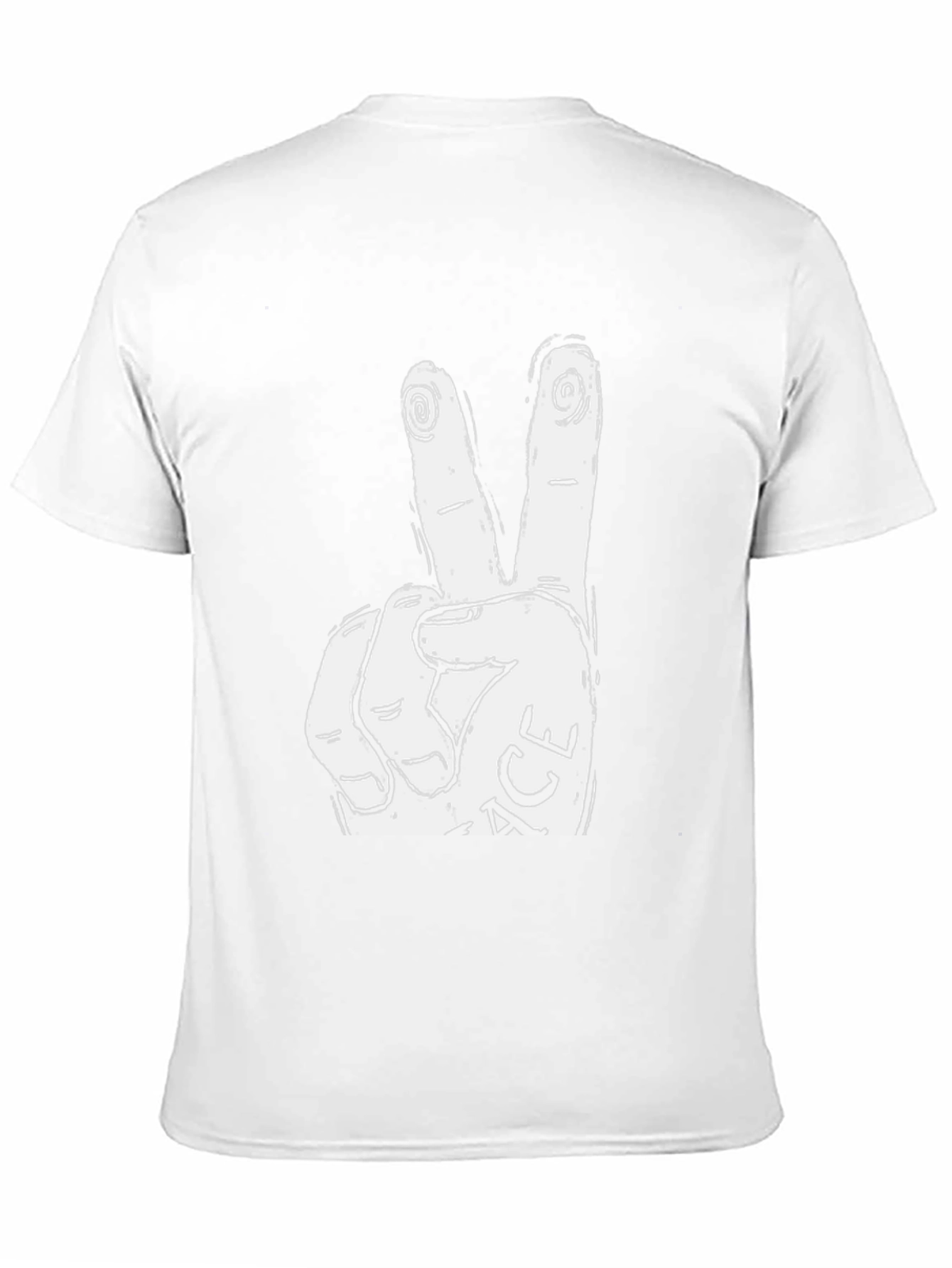Peace Sign Graphic Tee - Relaxed Fit