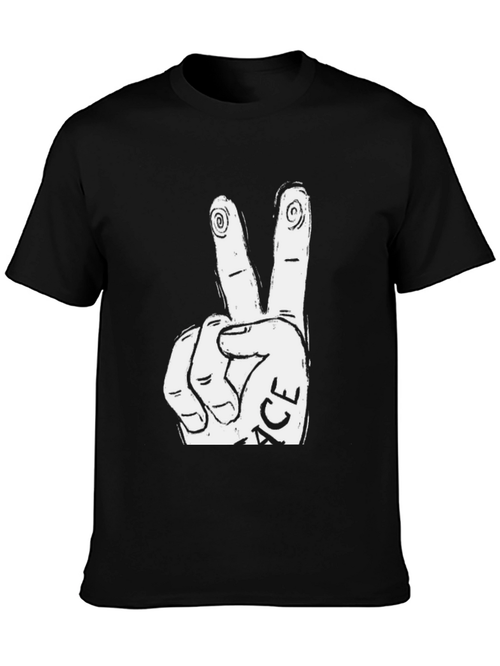 Peace Sign Graphic Tee - Relaxed Fit