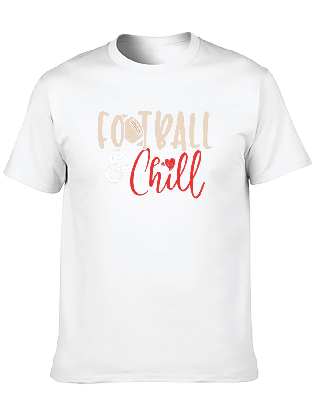 Football & Chill Graphic T-Shirt