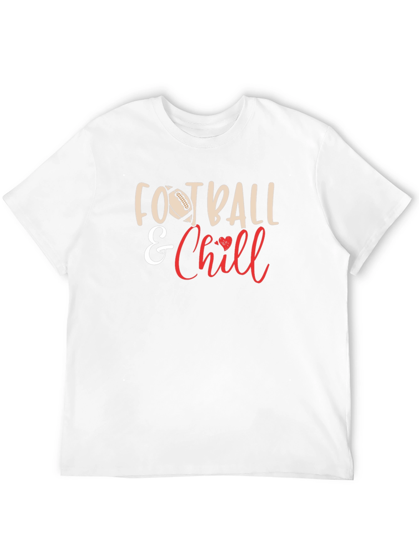 Football & Chill Graphic T-Shirt