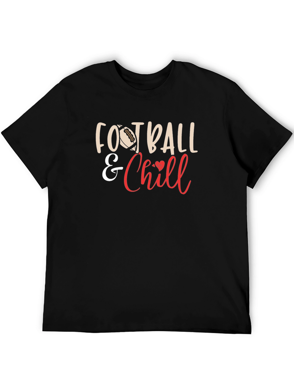 Football & Chill Graphic T-Shirt