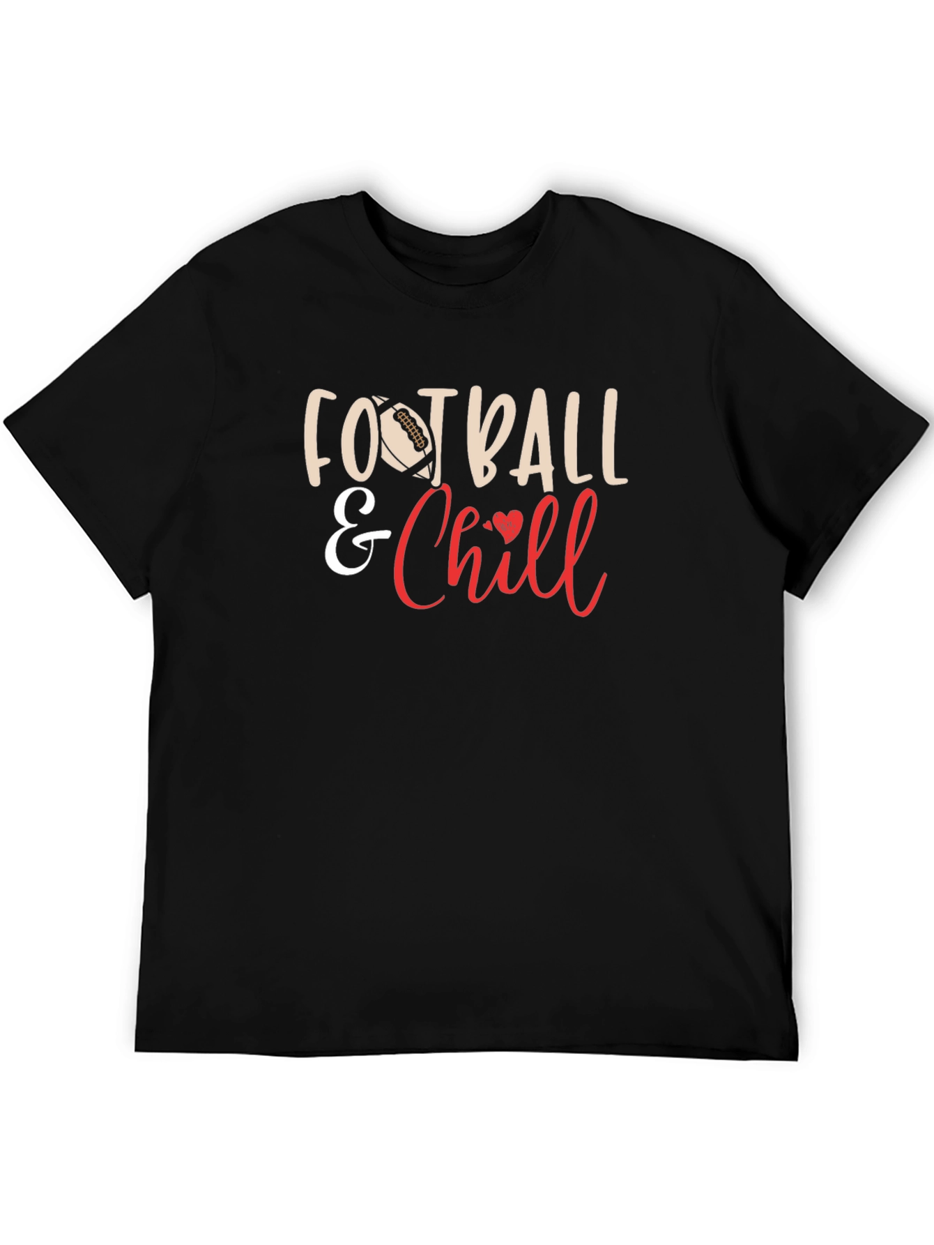 Football & Chill Graphic T-Shirt