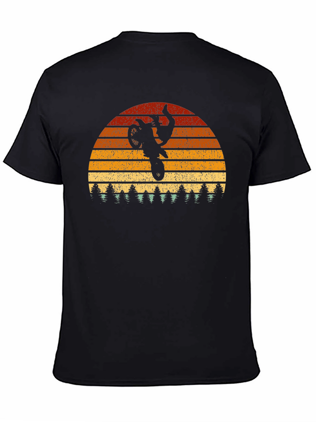Retro Sunset Motocross T-Shirt
