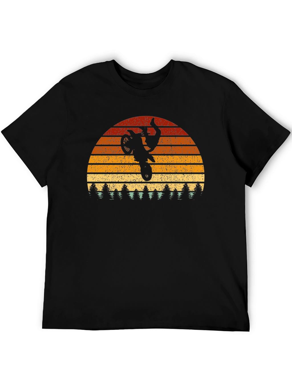 Retro Sunset Motocross T-Shirt