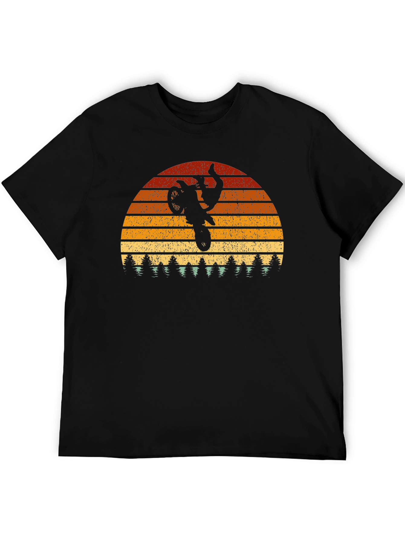 Retro Sunset Motocross T-Shirt