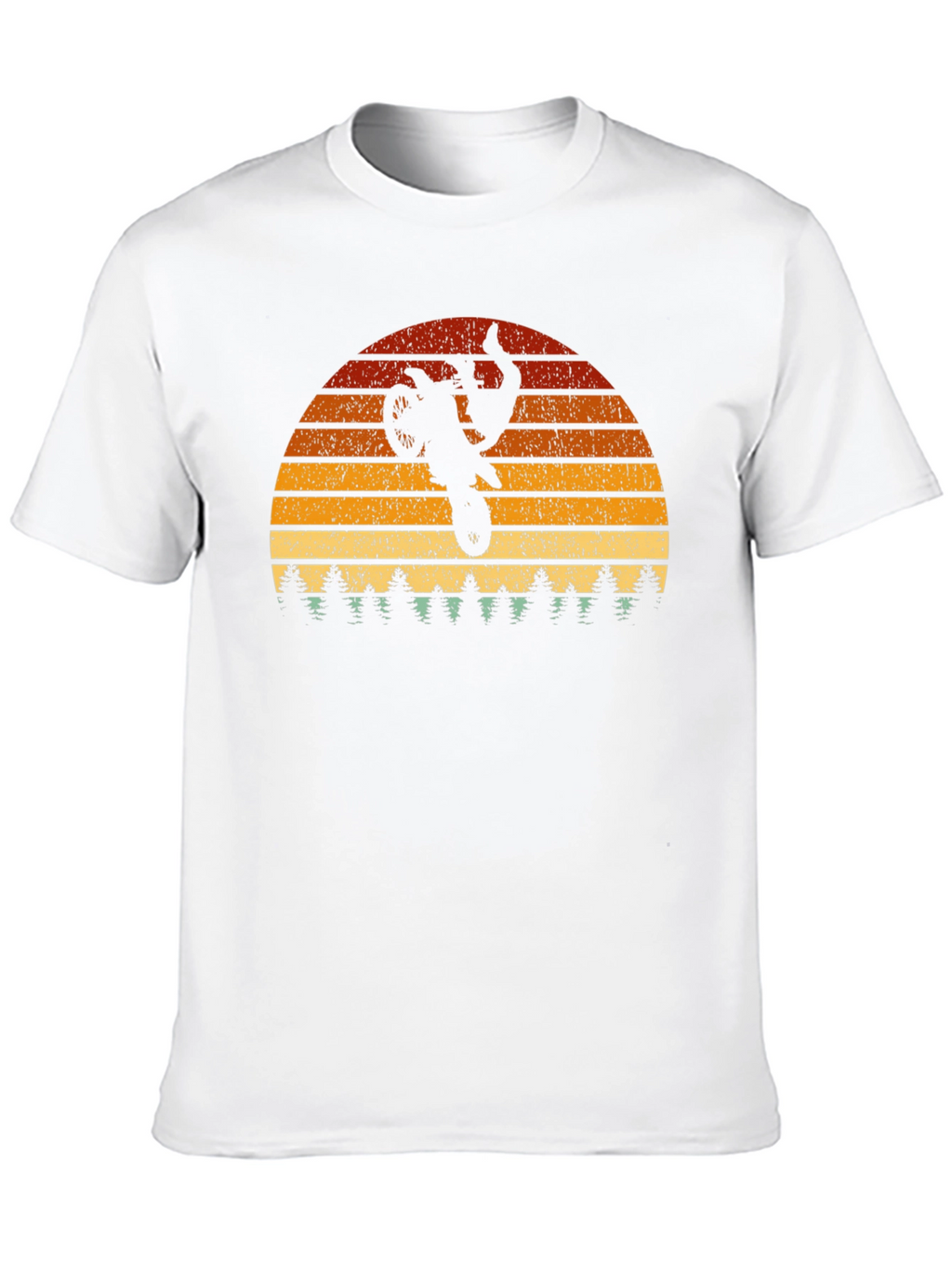 Retro Sunset Motocross T-Shirt