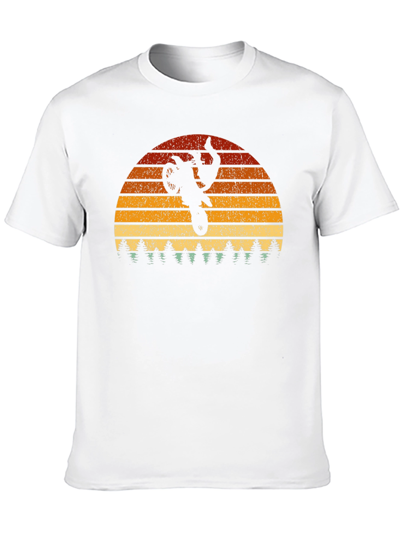 Retro Sunset Motocross T-Shirt