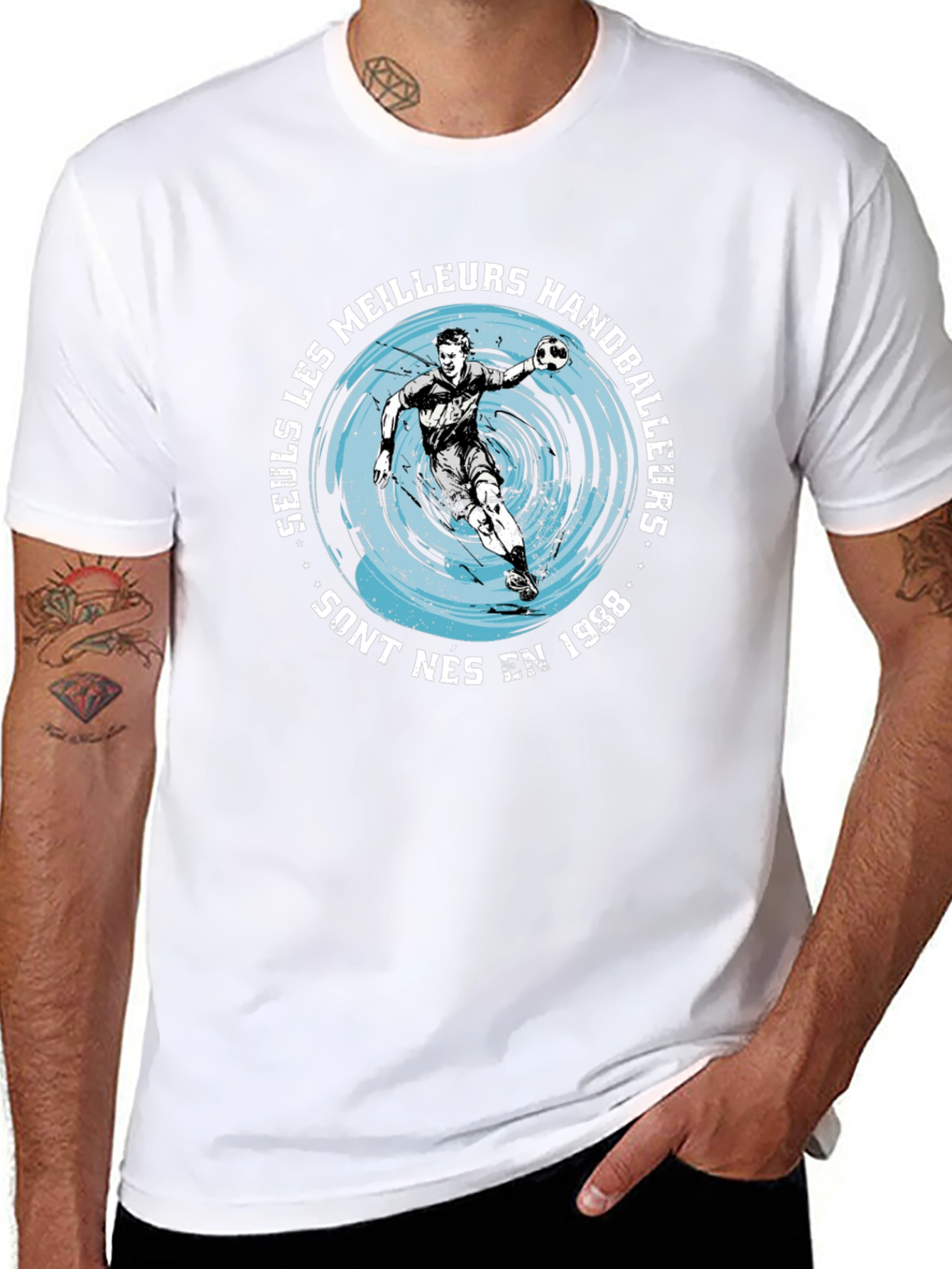 Handball Player Graphic Tee - Born in 1988