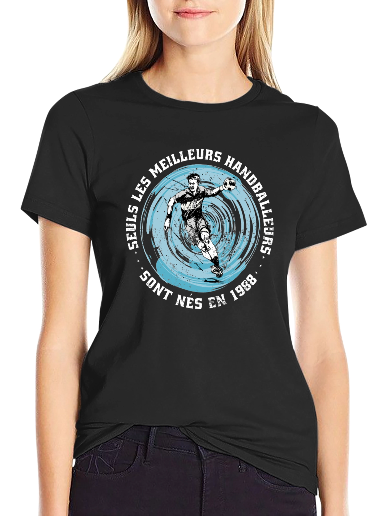 Handball Player Graphic Tee - Born in 1988