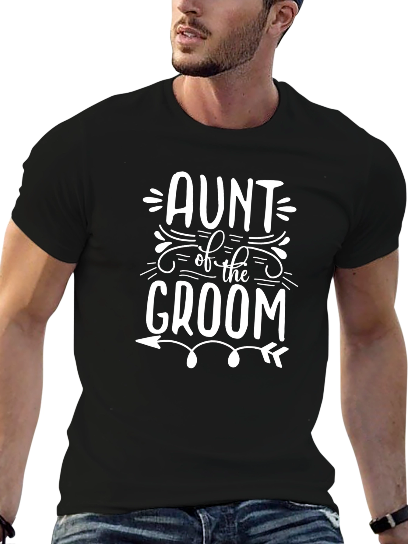 Aunt of the Groom T-Shirt - Wedding Party Apparel