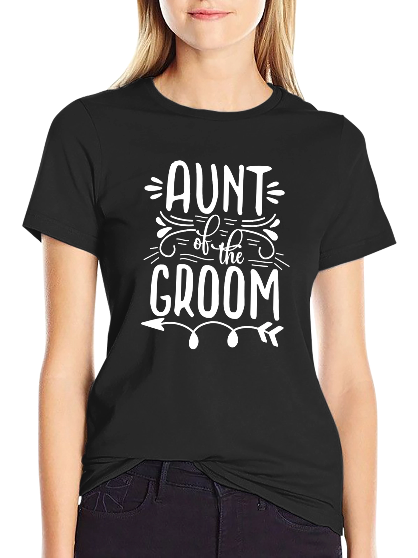Aunt of the Groom T-Shirt - Wedding Party Apparel