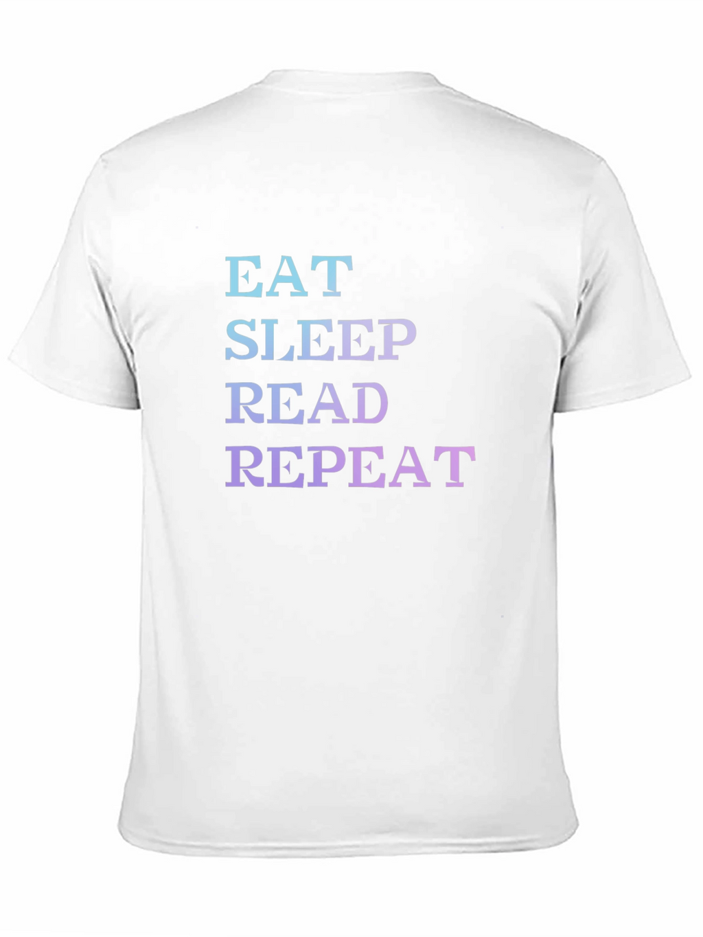 Eat Sleep Read Repeat Black T-Shirt
