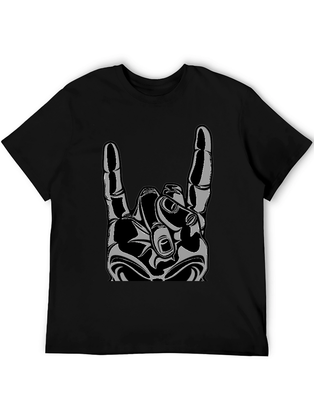 Rock On Graphic T-Shirt - Black