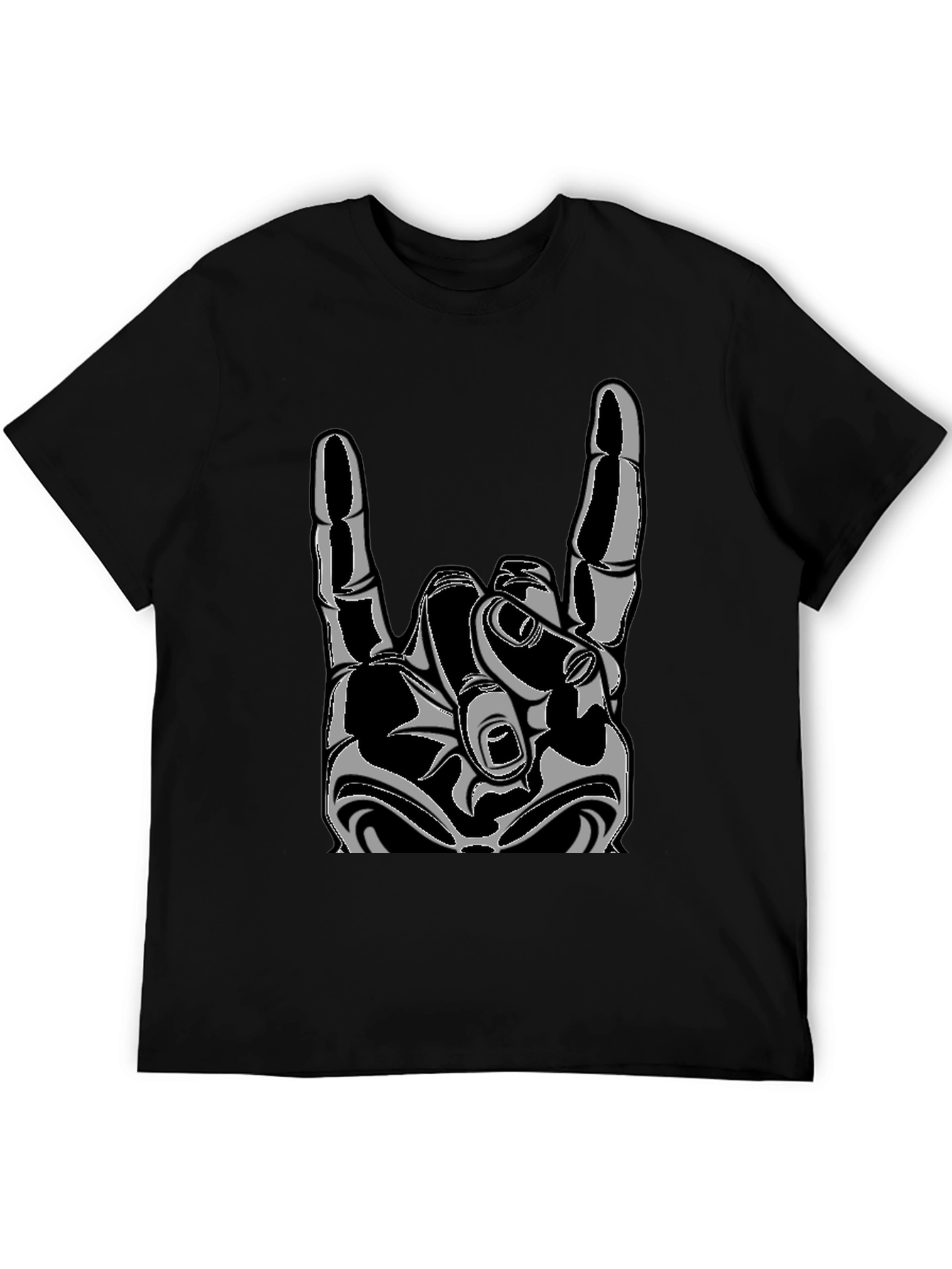 Rock On Graphic T-Shirt - Black