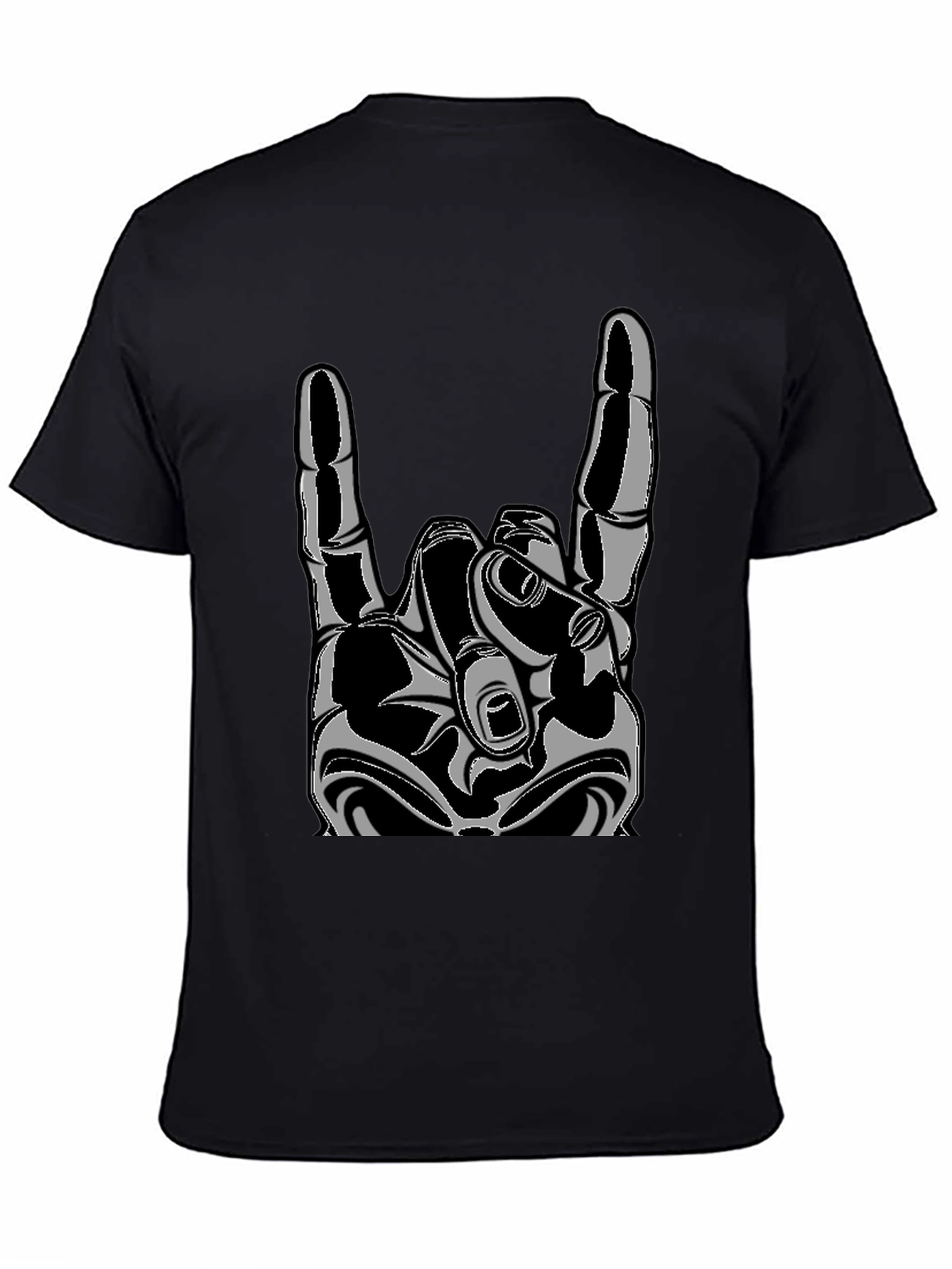 Rock On Graphic T-Shirt - Black