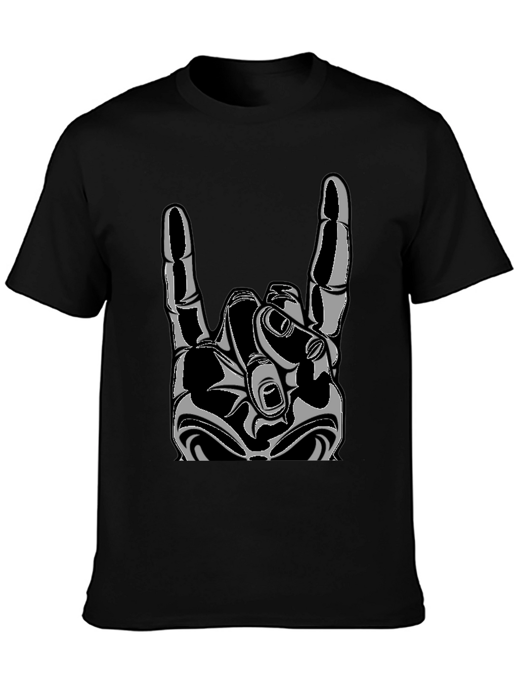 Rock On Graphic T-Shirt - Black