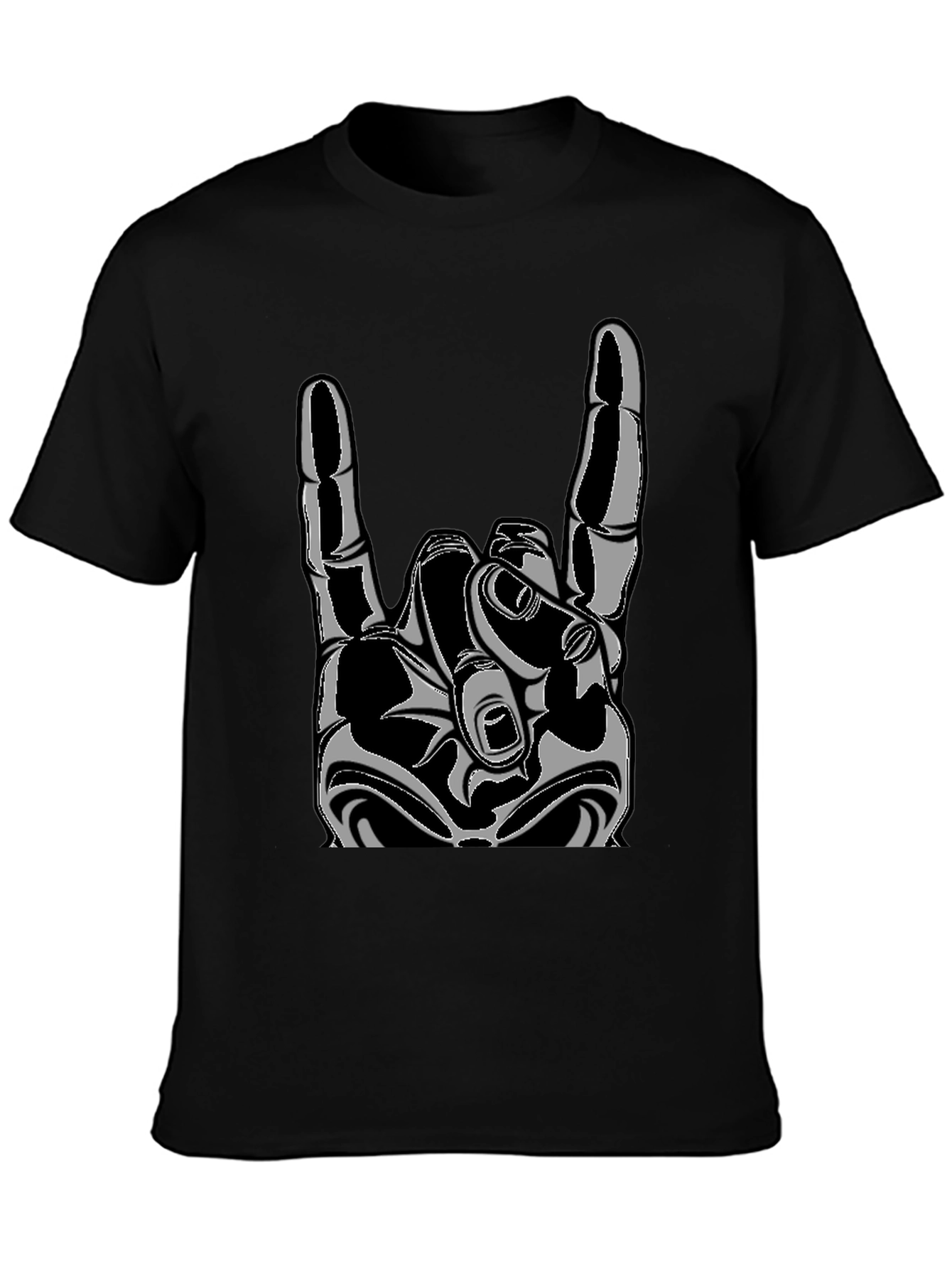 Rock On Graphic T-Shirt - Black