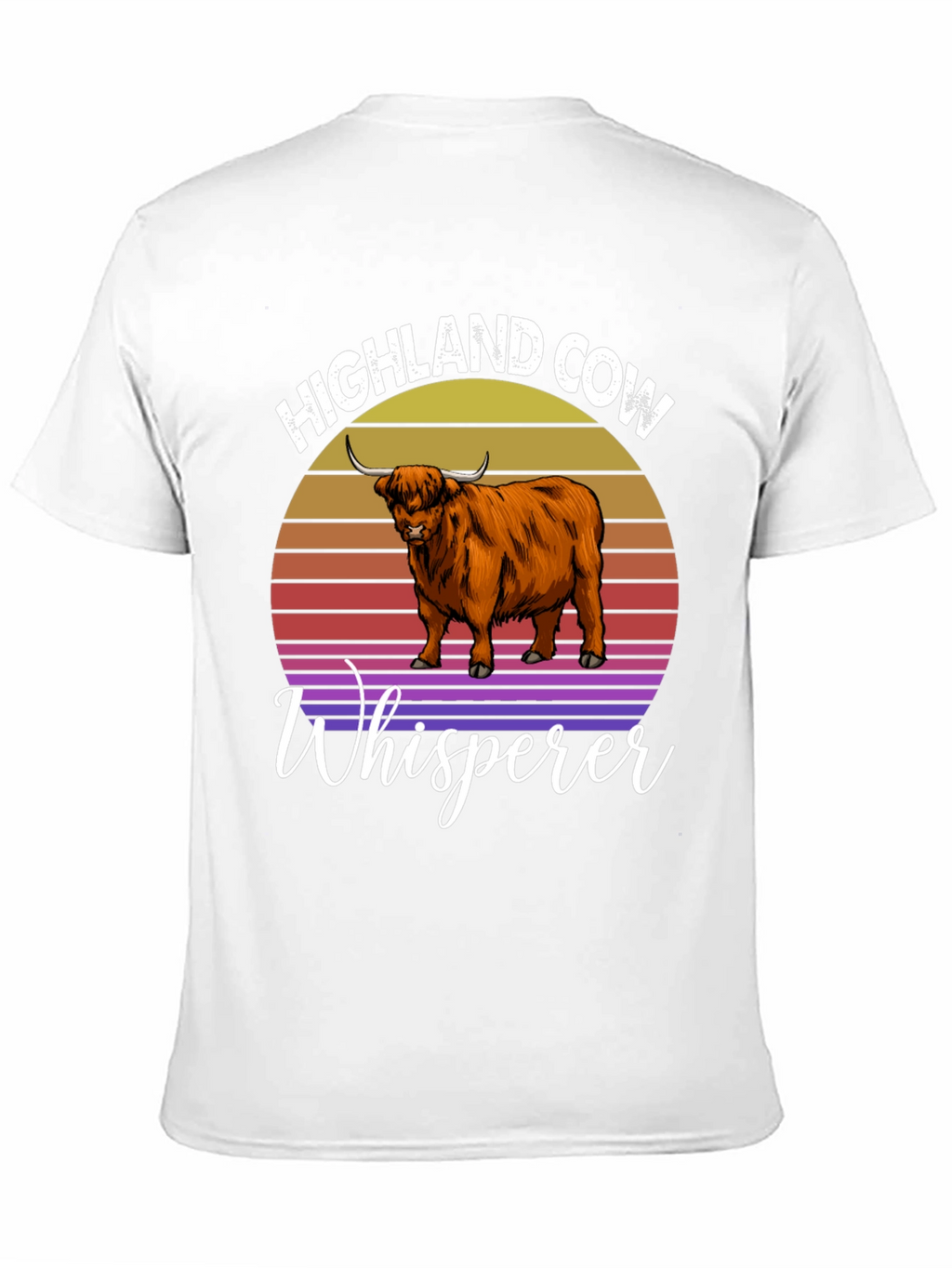 Highland Cow Whisperer Graphic T-Shirt