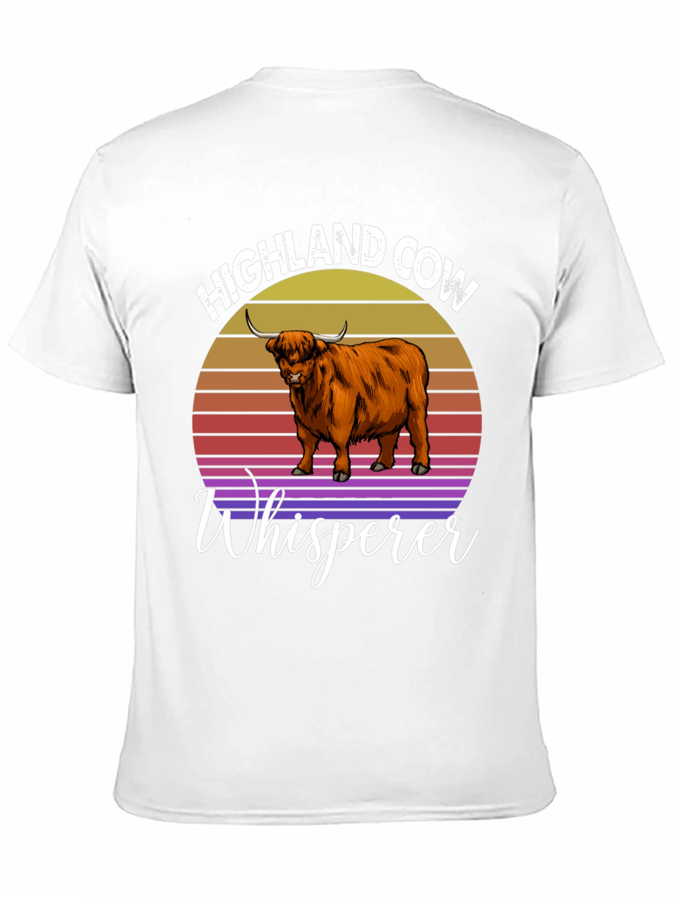 Highland Cow Whisperer Graphic T-Shirt