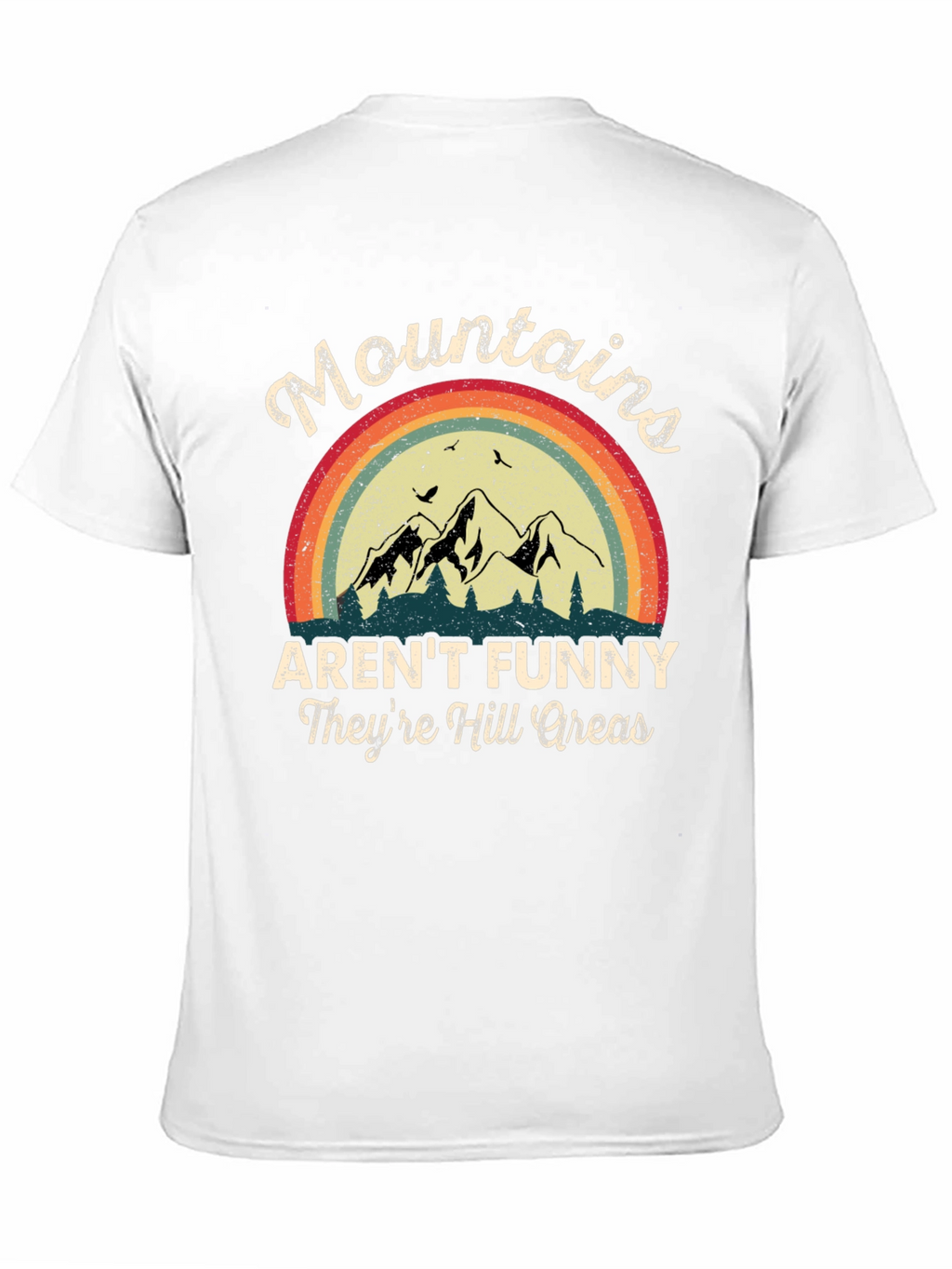 Funny Mountains Graphic T-Shirt