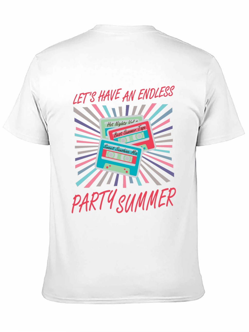 Endless Summer Party Cassette Graphic Tee