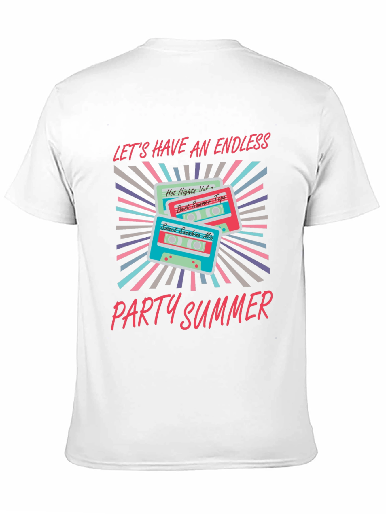 Endless Summer Party Cassette Graphic Tee