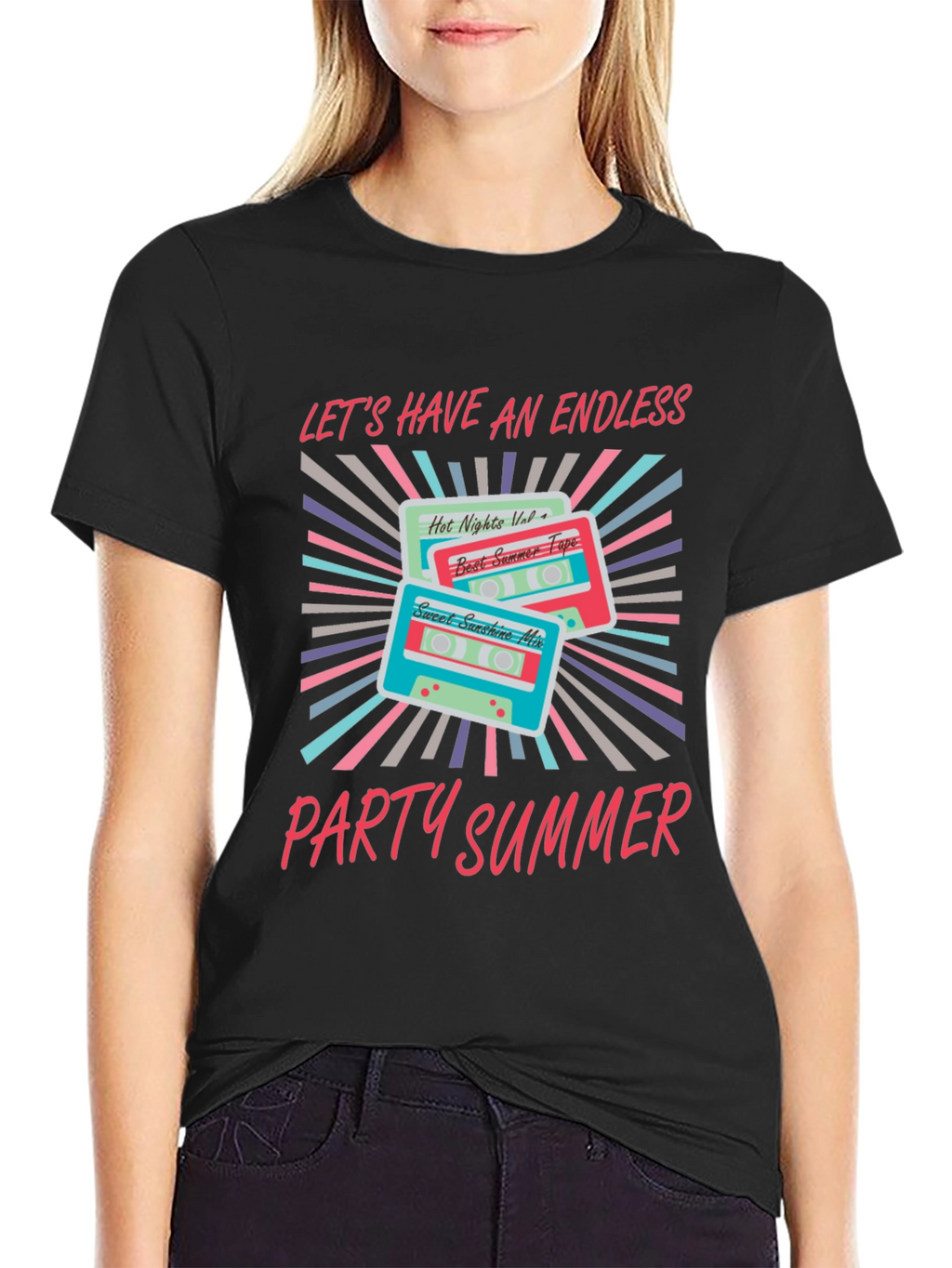 Endless Summer Party Cassette Graphic Tee
